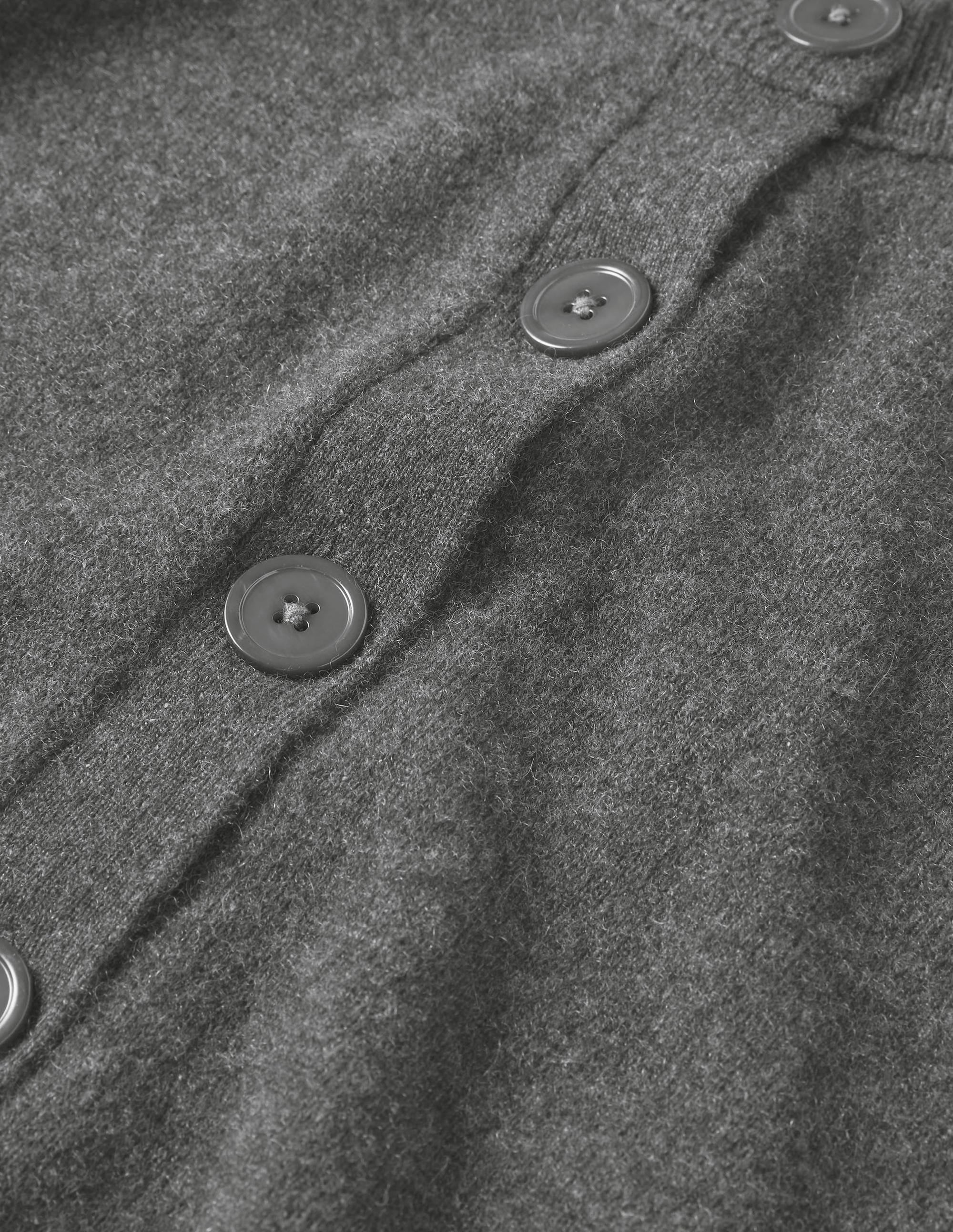 Cardigan en cachemire-Anthracite chiné - Image 6