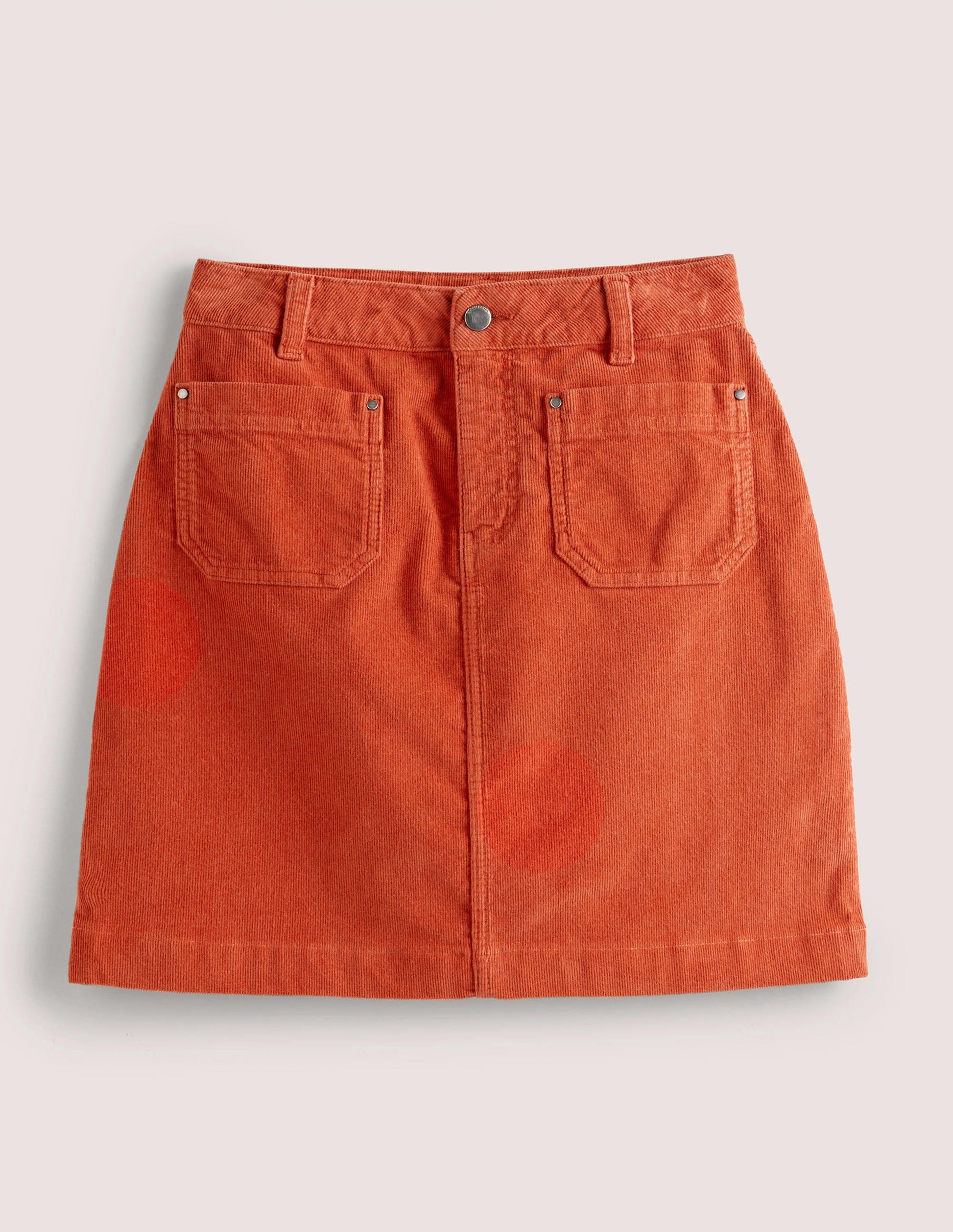 Corduroy Mini Skirt-Chilli Oil-6