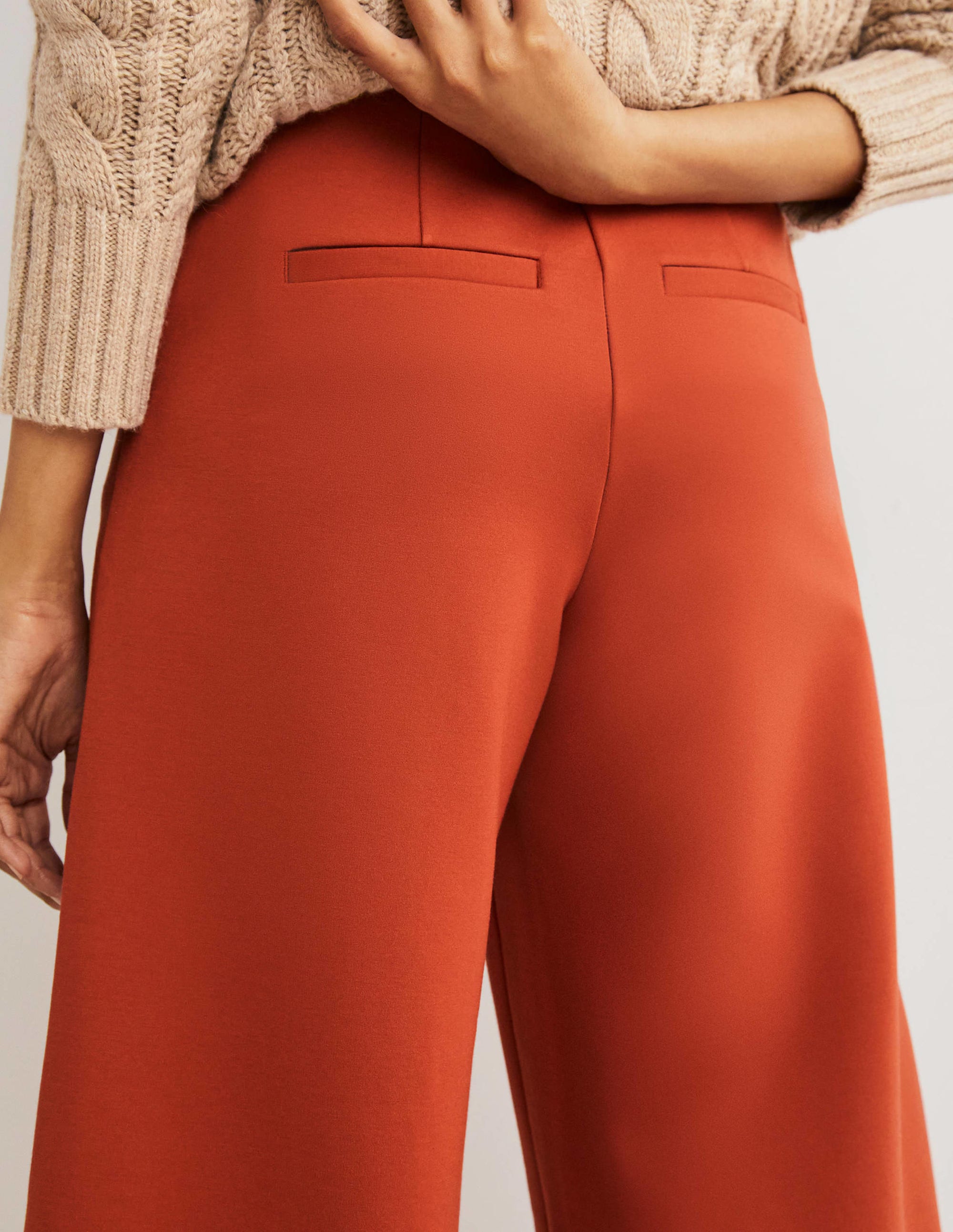 Jersey-Culotte mit weitem Bein-Chiliölrot - Image 2