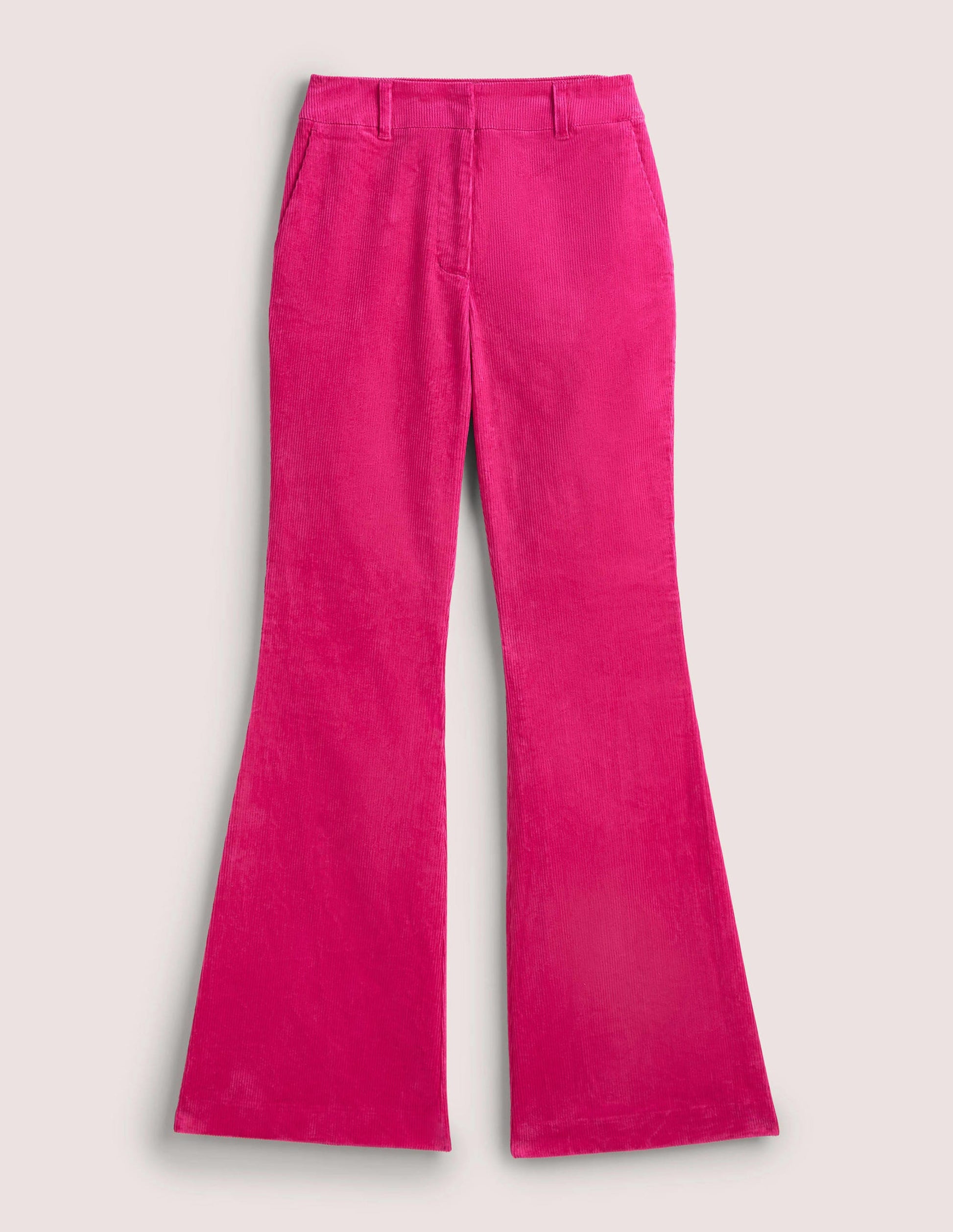 Ausgestellte Cordhose-Wassermelonenrosa-8