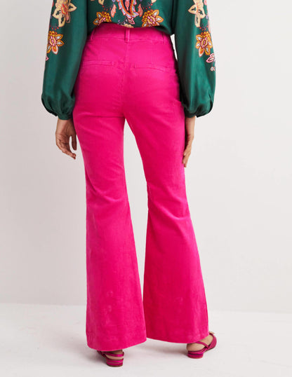 Ausgestellte Cordhose-Wassermelonenrosa-3