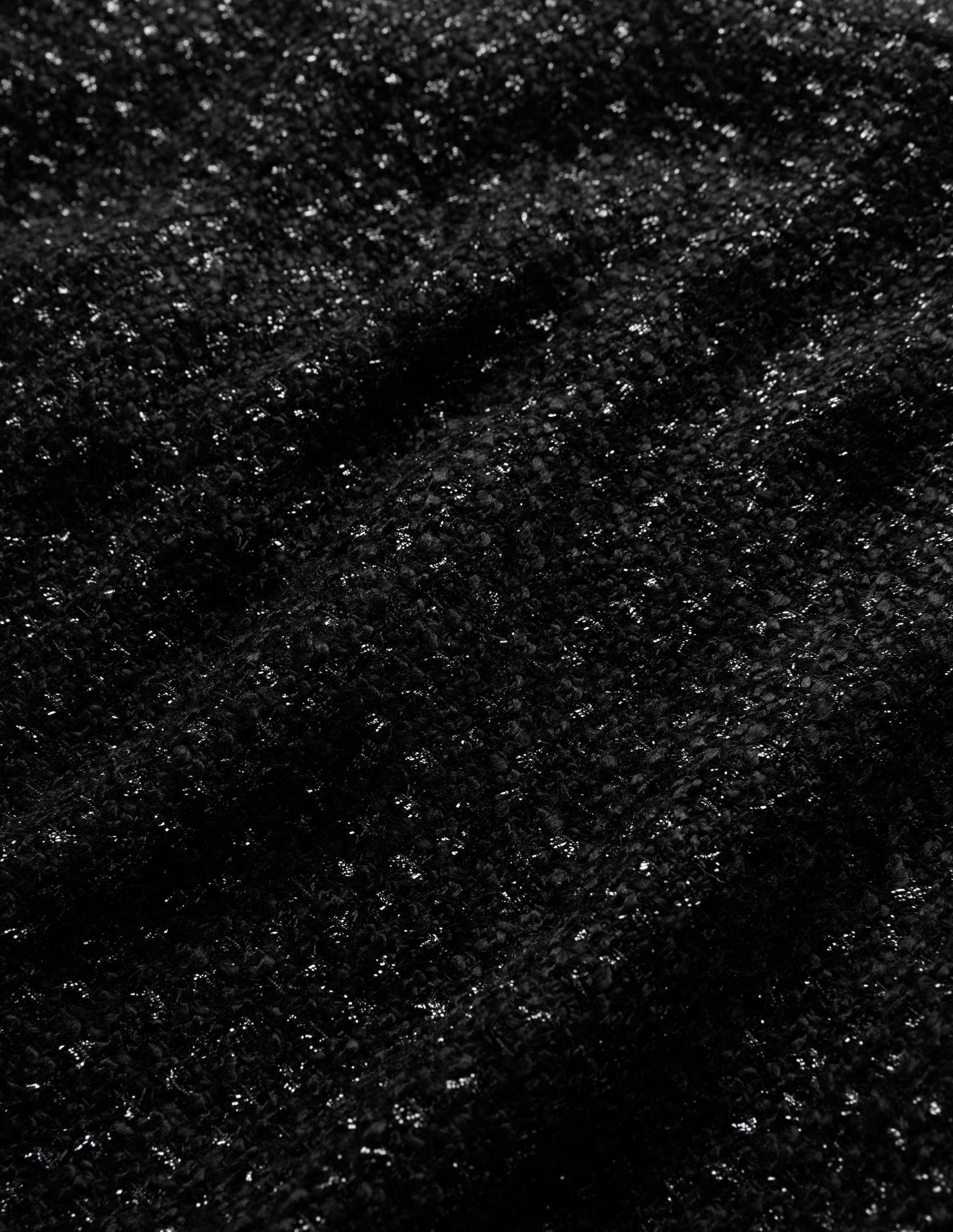 Mini-jupe métallisée en tweed-Tweed scintillant-7