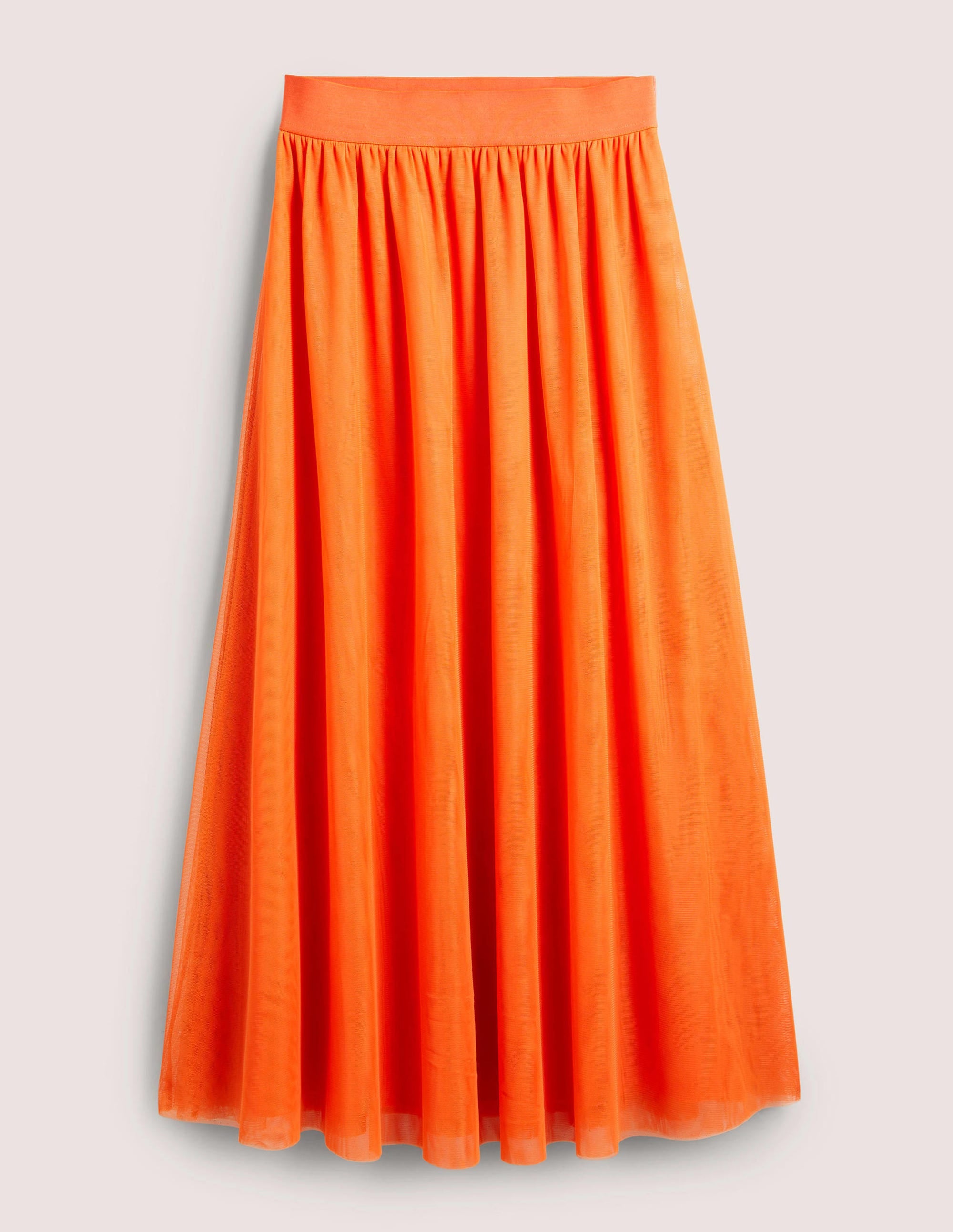 Jupe midi corolle en tulle-Lys tigré - Image 6