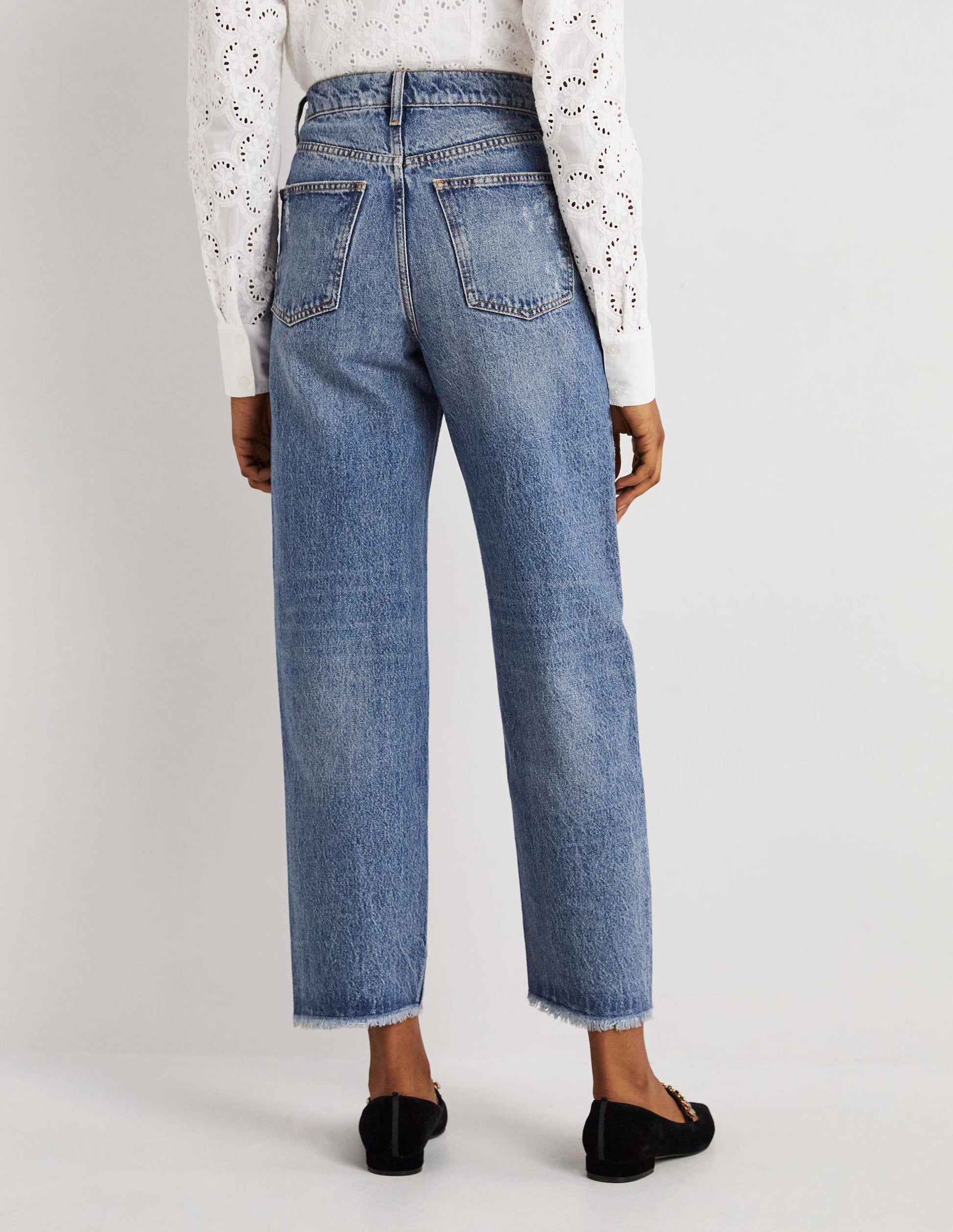 Jean droit rigide-Vintage moyen-4