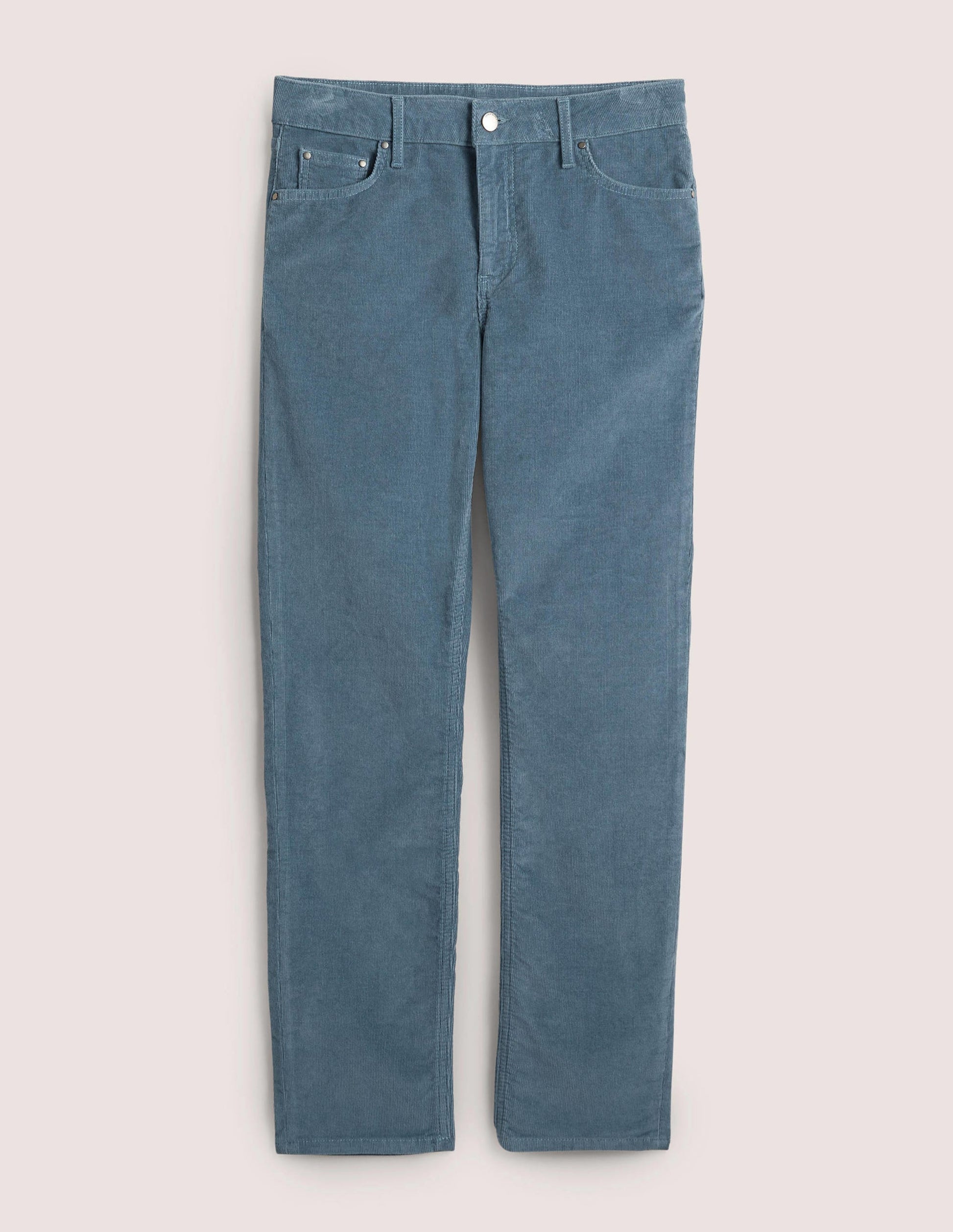 Schmale Cord-Jeans mit geradem Bein-Offiziersblau-6