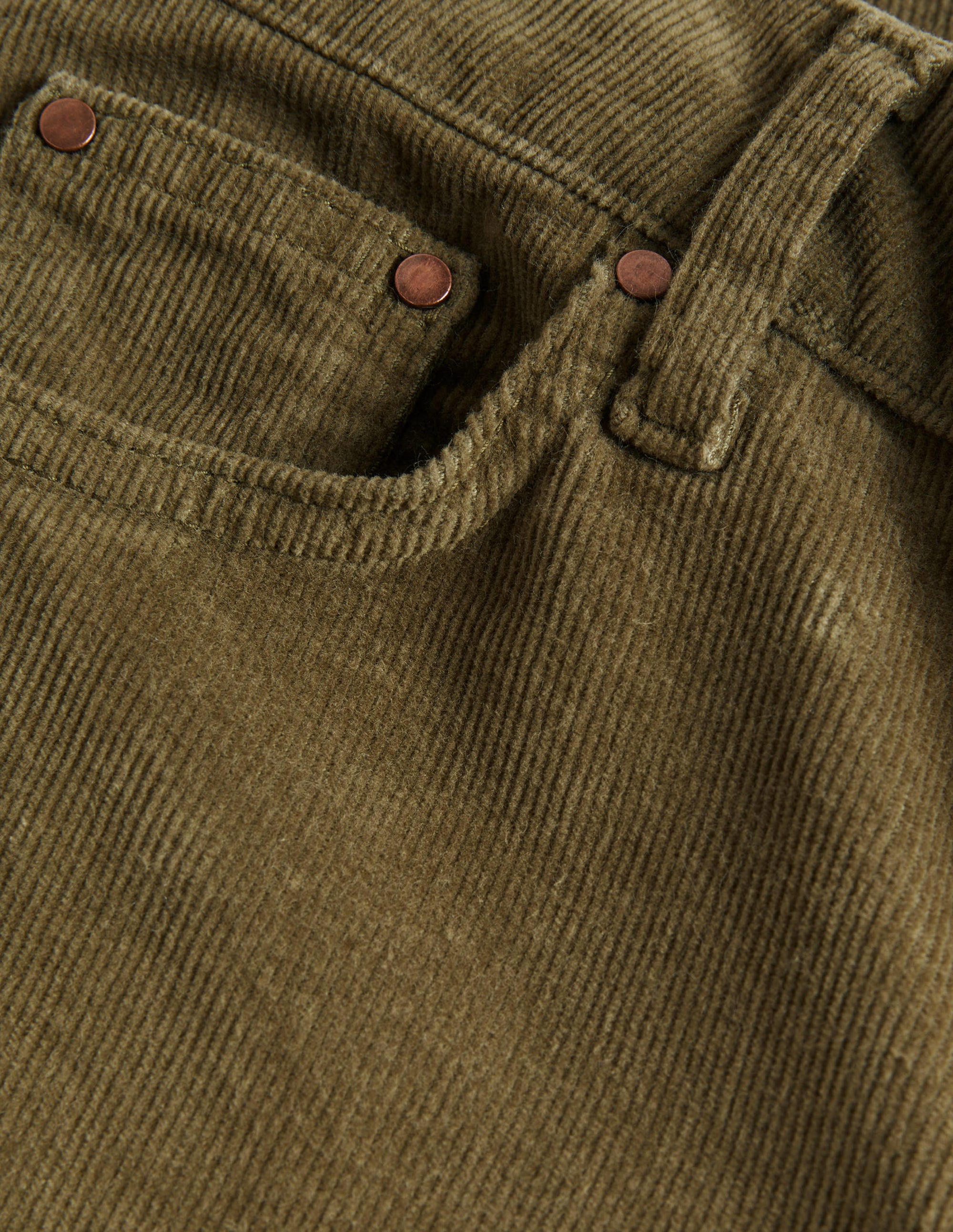 Corduroy Slim Straight Jeans-Kale - Image 7