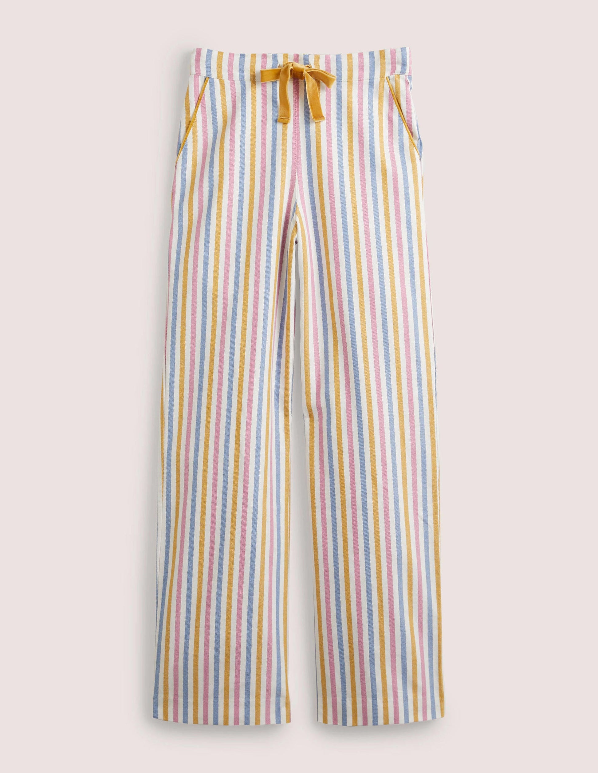 Candy-Stripe Pyjama Bottoms-Rayé bleu Côte d'Azur-5