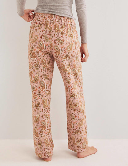 Pink Paisley Print Pyjama Bottoms-Milkshake, motif Paisley Passion-3
