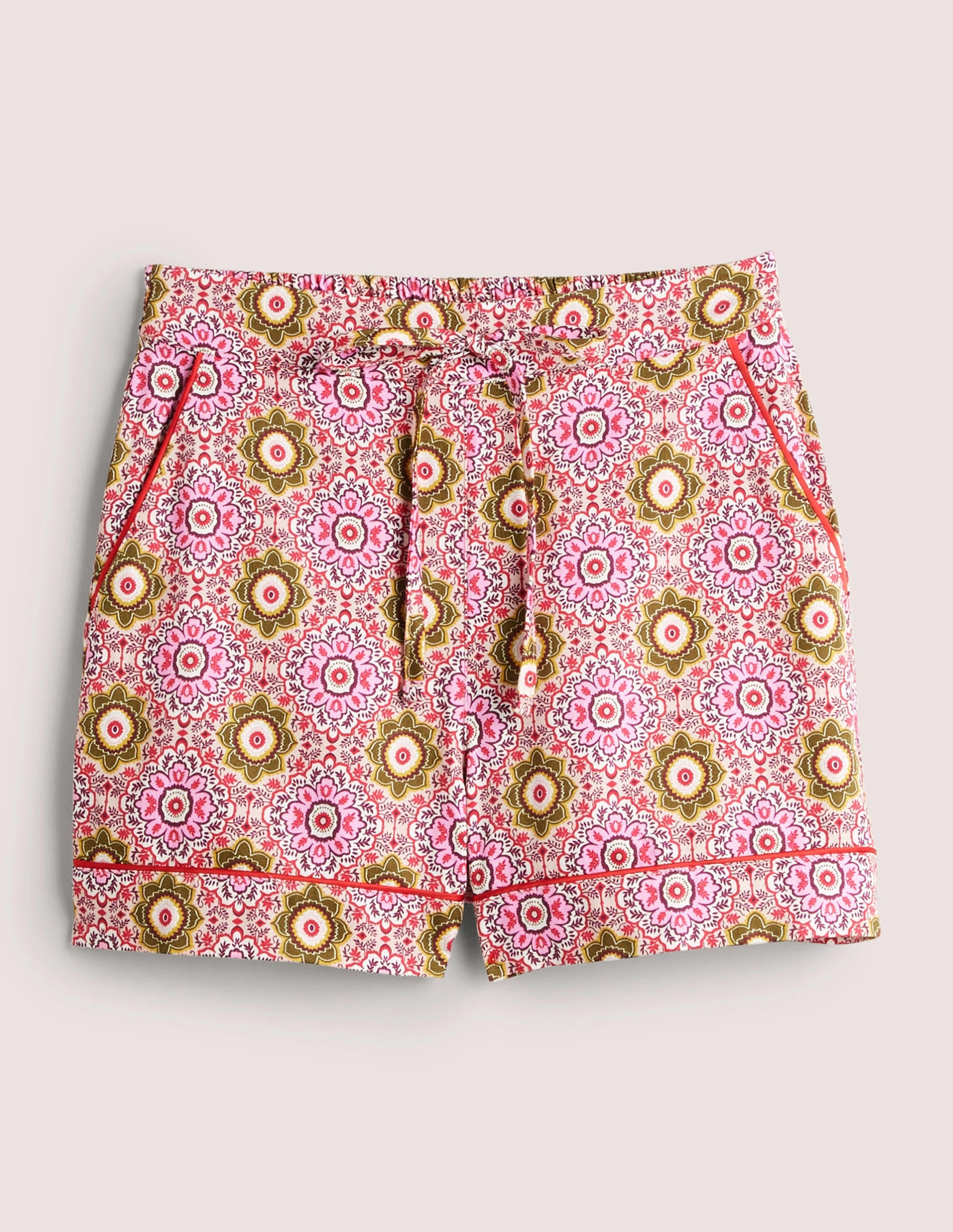 Schlafanzugshorts aus Baumwolle-Milchshake, Paradiesgarten - Image 5