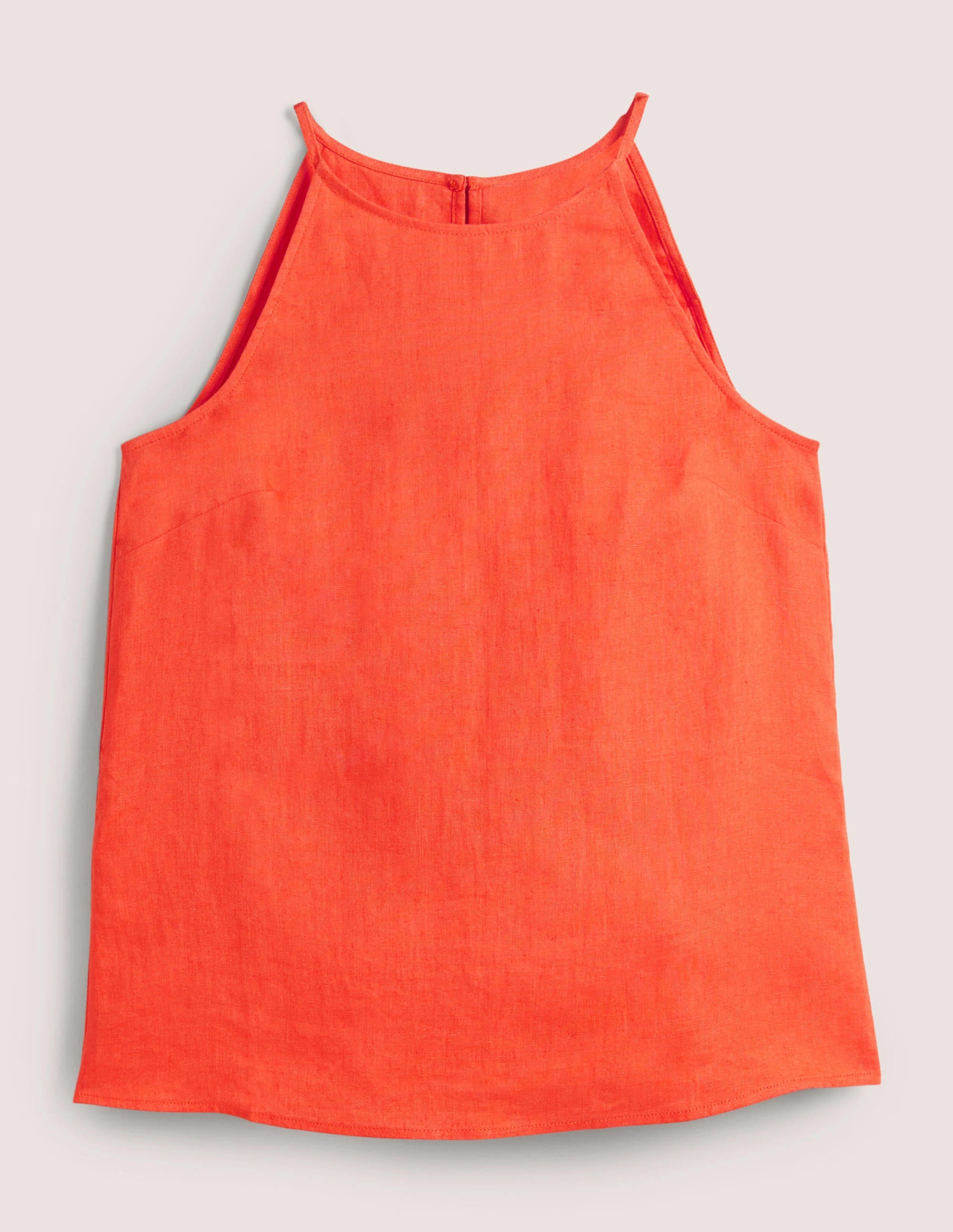 Neckholder-Top aus Leinen-Tigerlilienorange - Image 6