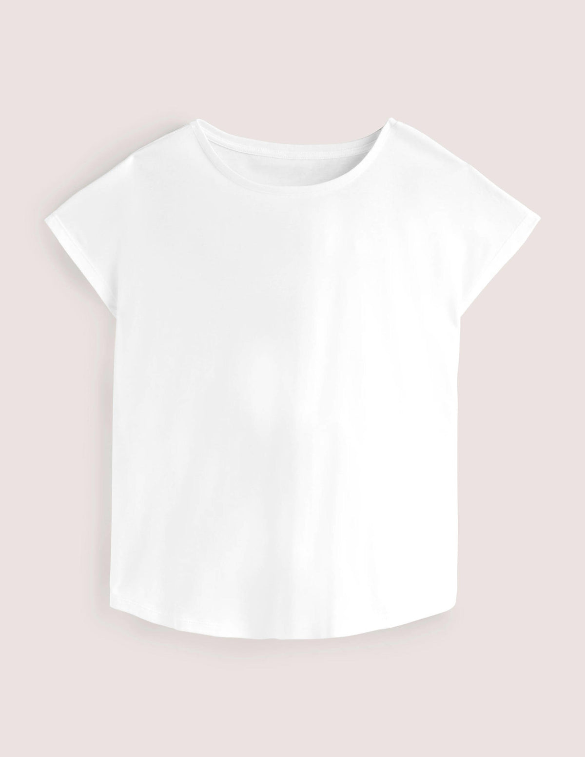 T-Shirt mit übergehenden Ärmeln-Weiß-6
