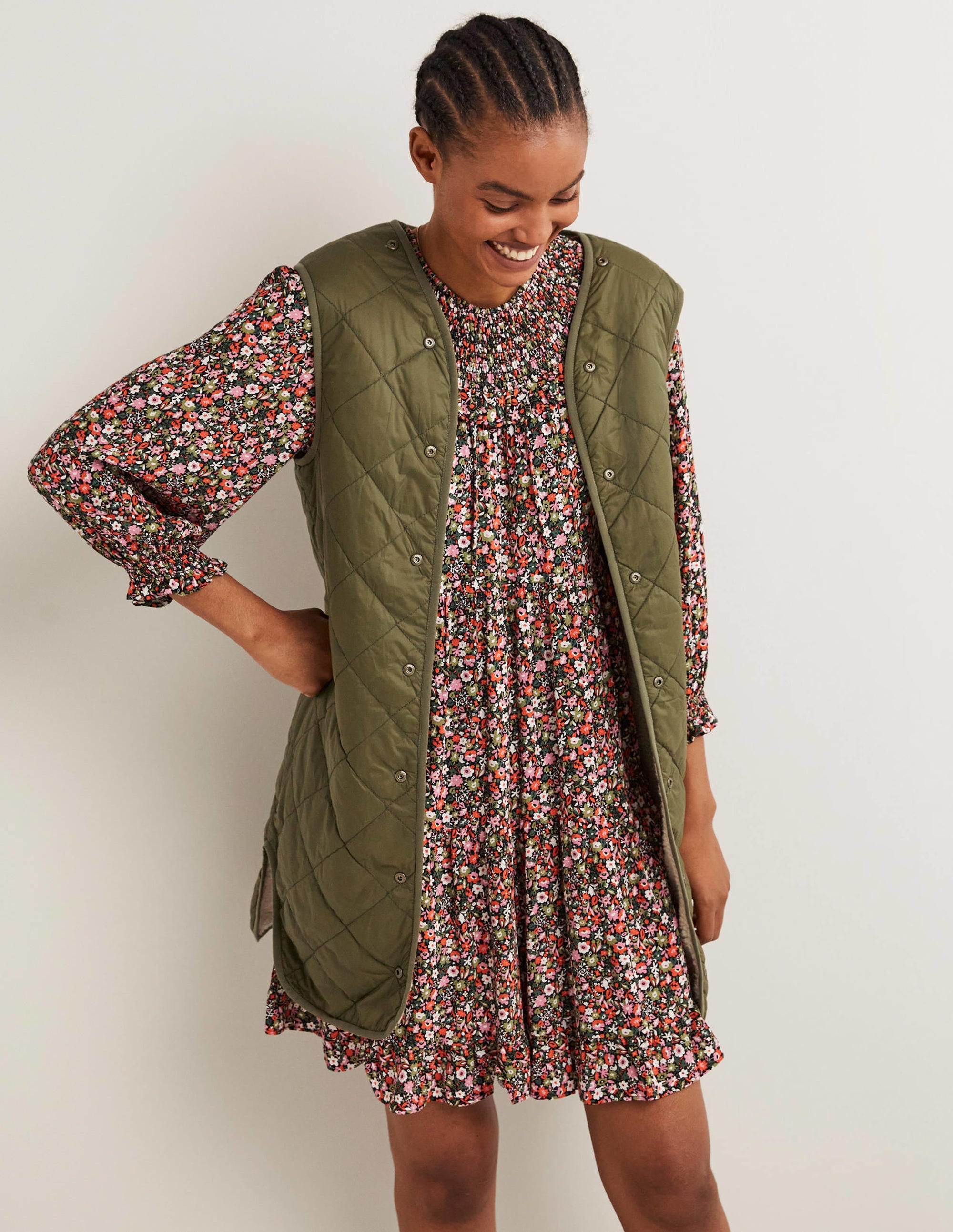 Parka imperméable avec doublure en borg-Vert basilic - Image 6
