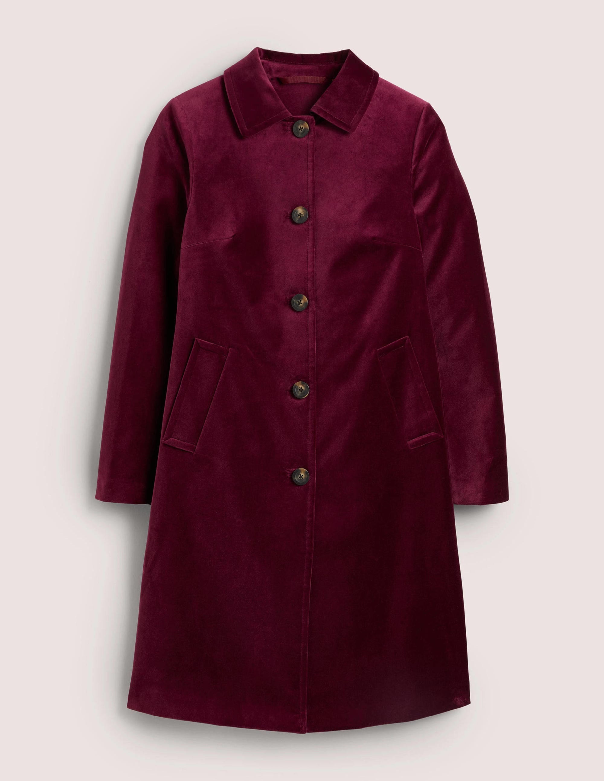 Manteau Elizabeth en velours-Vin chaud - Image 7