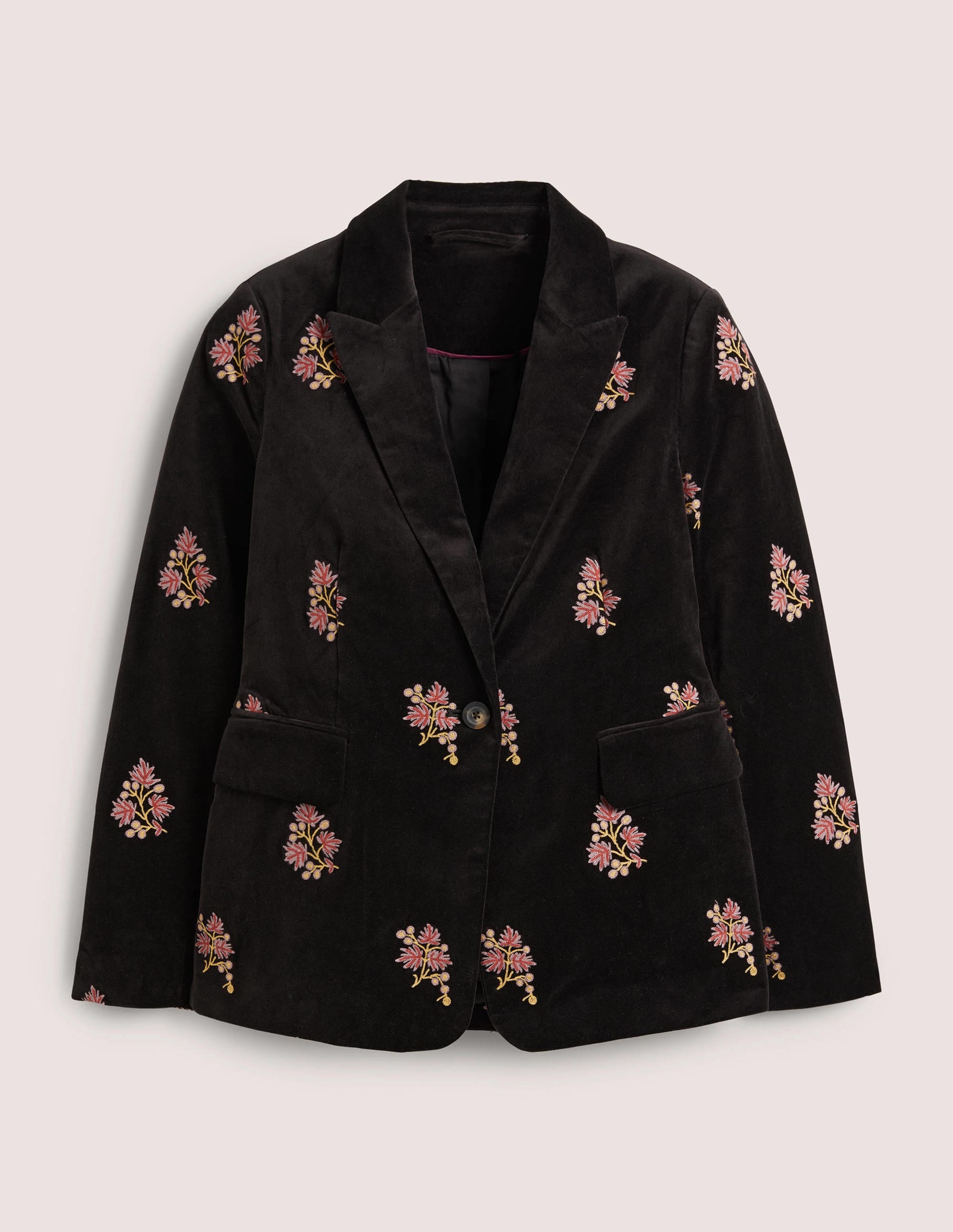 Blazer chic façon années 70-Noir, brodé - Image 9