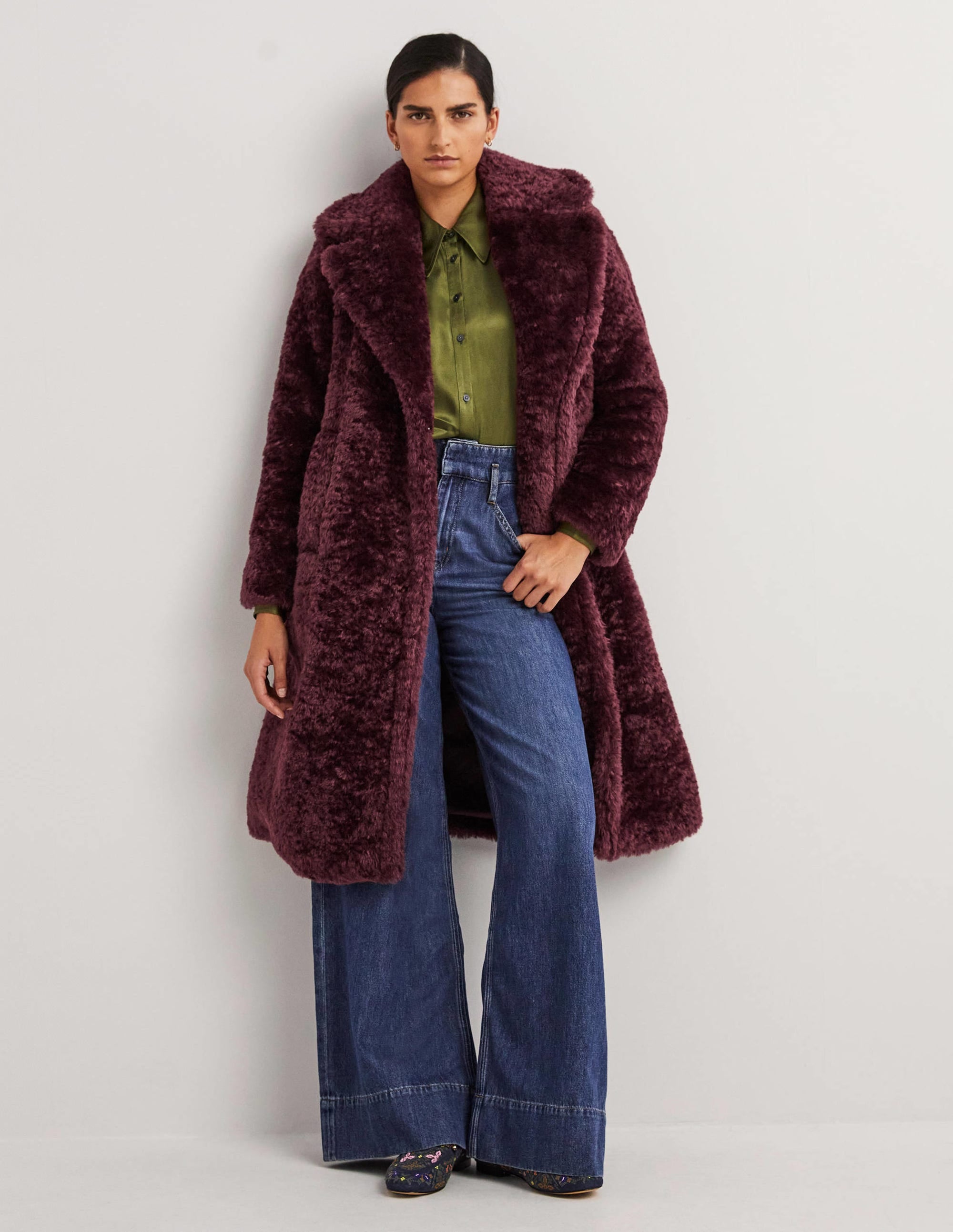 Langer Teddy-Mantel-Feige - Image 1