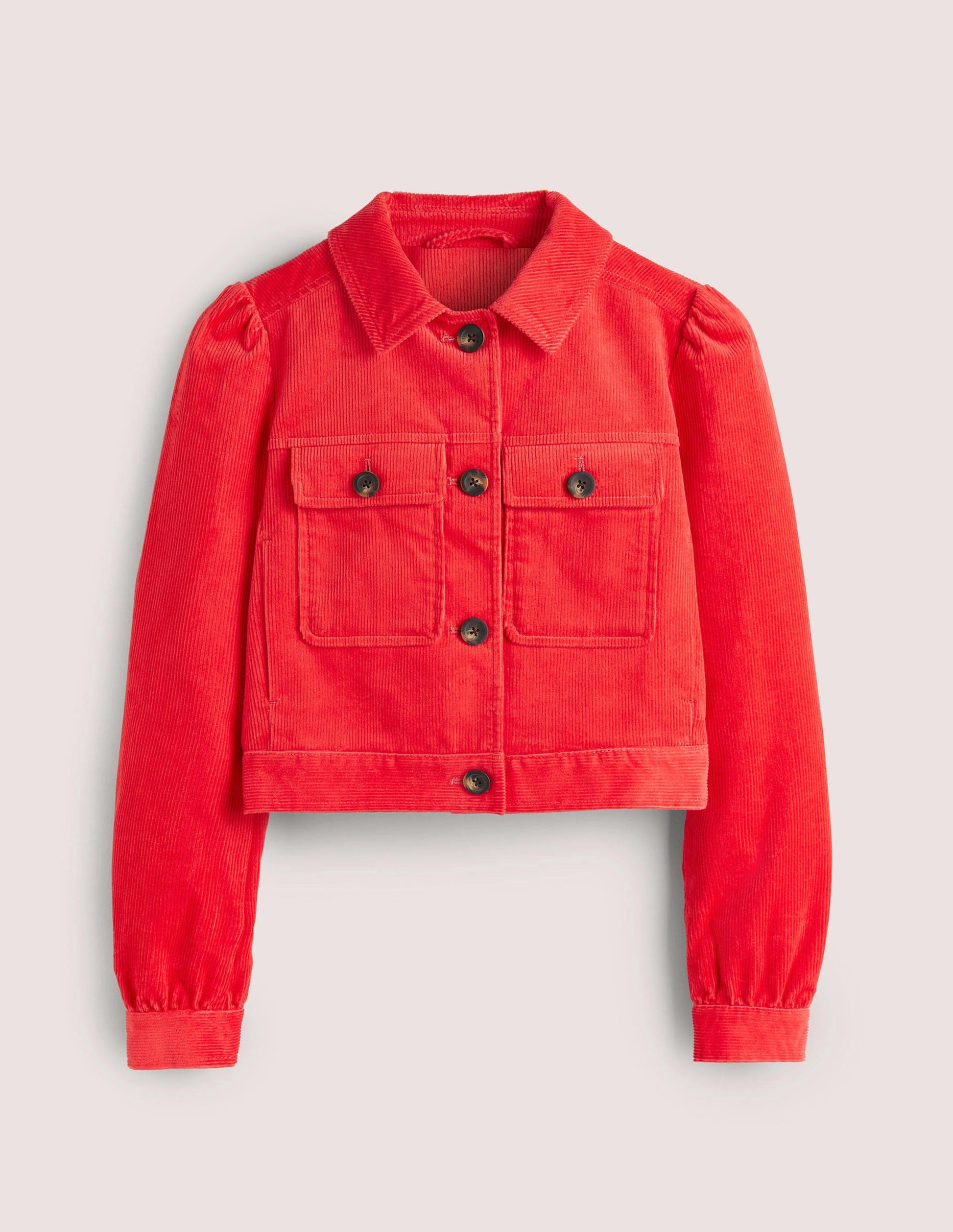 Kurze Cordjacke-Erdbeerkuchenrot-6