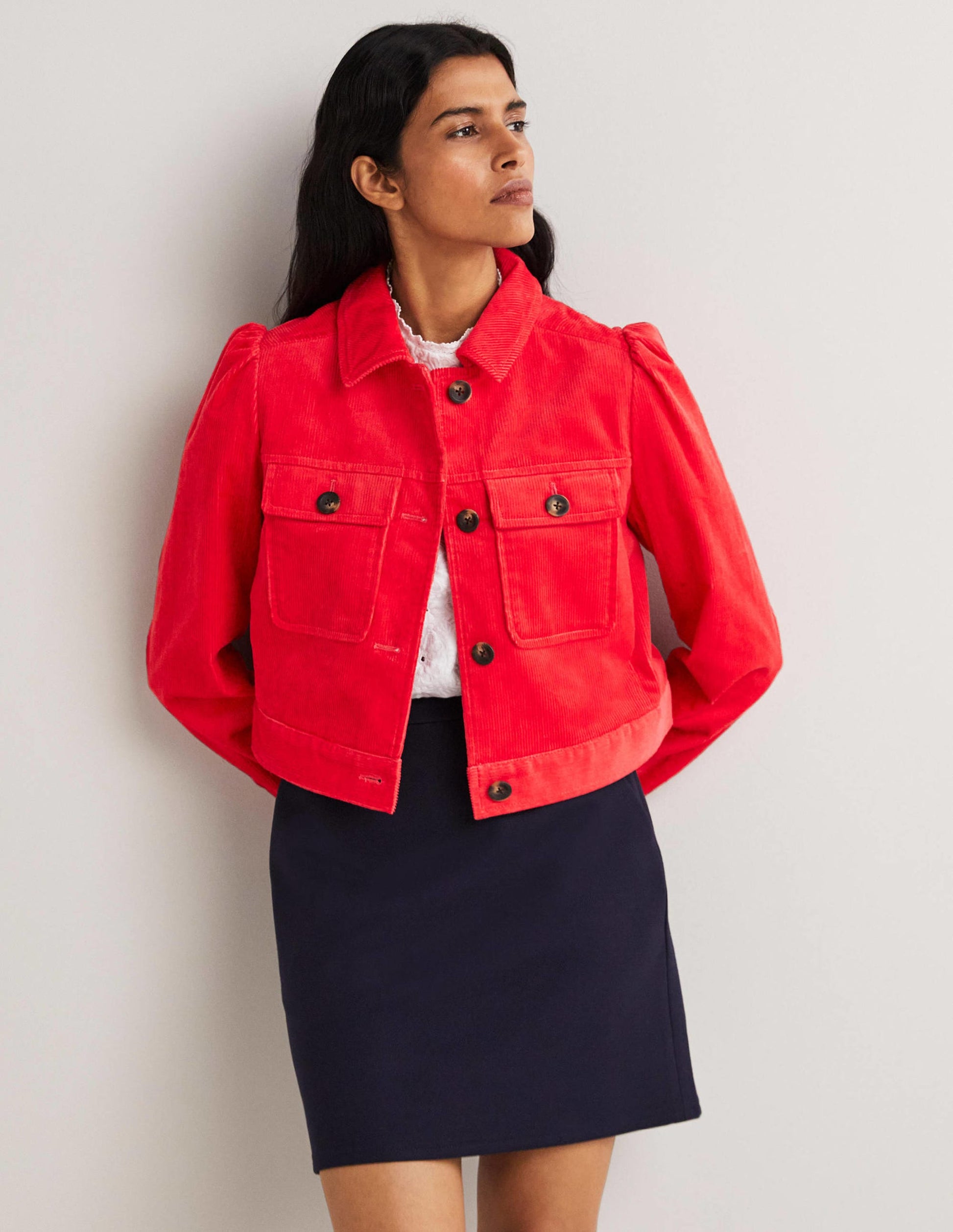 Kurze Cordjacke-Erdbeerkuchenrot-1