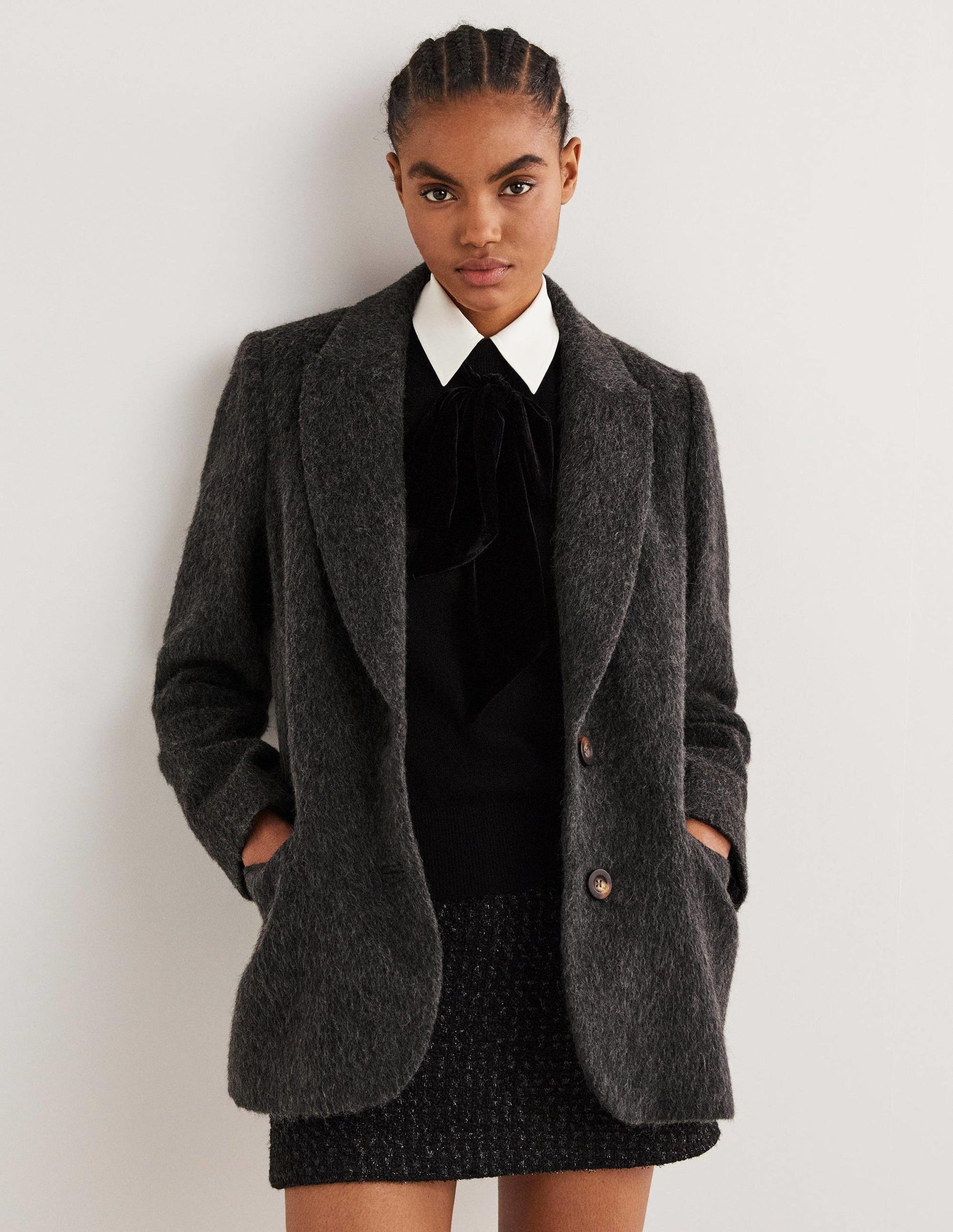 Blazer en laine-Anthracite-1