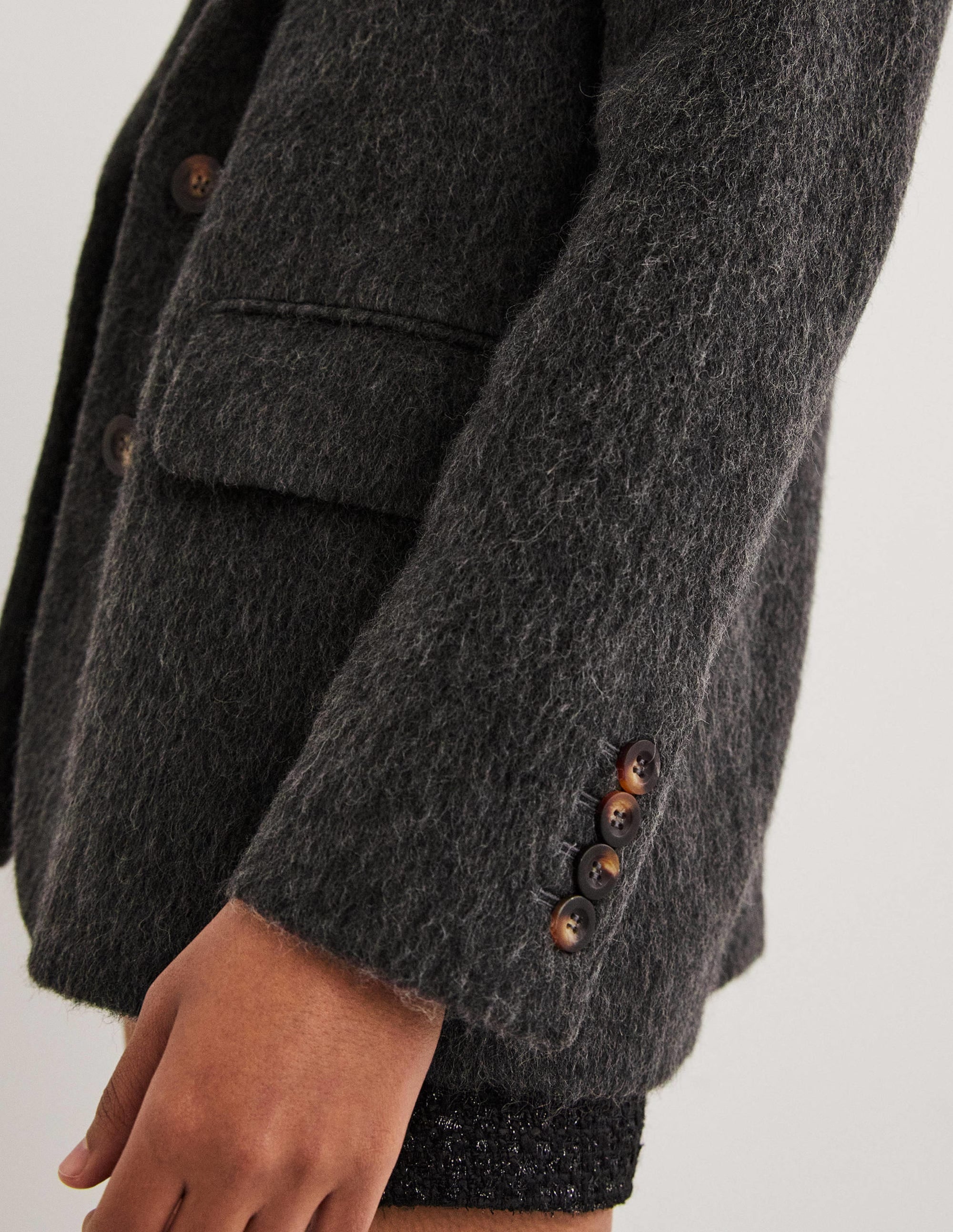Blazer en laine-Anthracite - Image 2