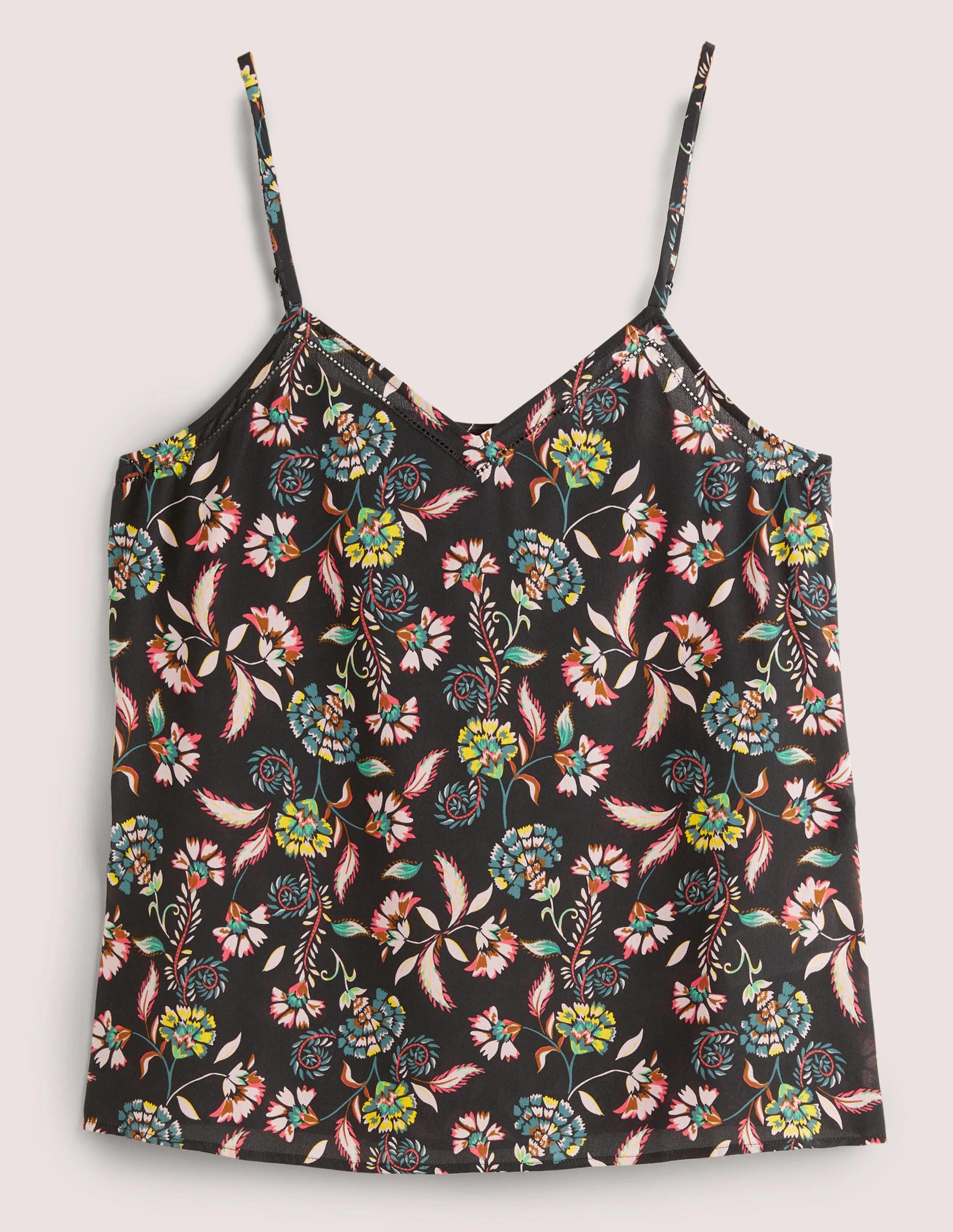 Caraco en soie-Multi, motif Blossom Pomme - Image 5