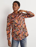 Chemise en lin-Fleur de cerisier, motif Paisley Charm