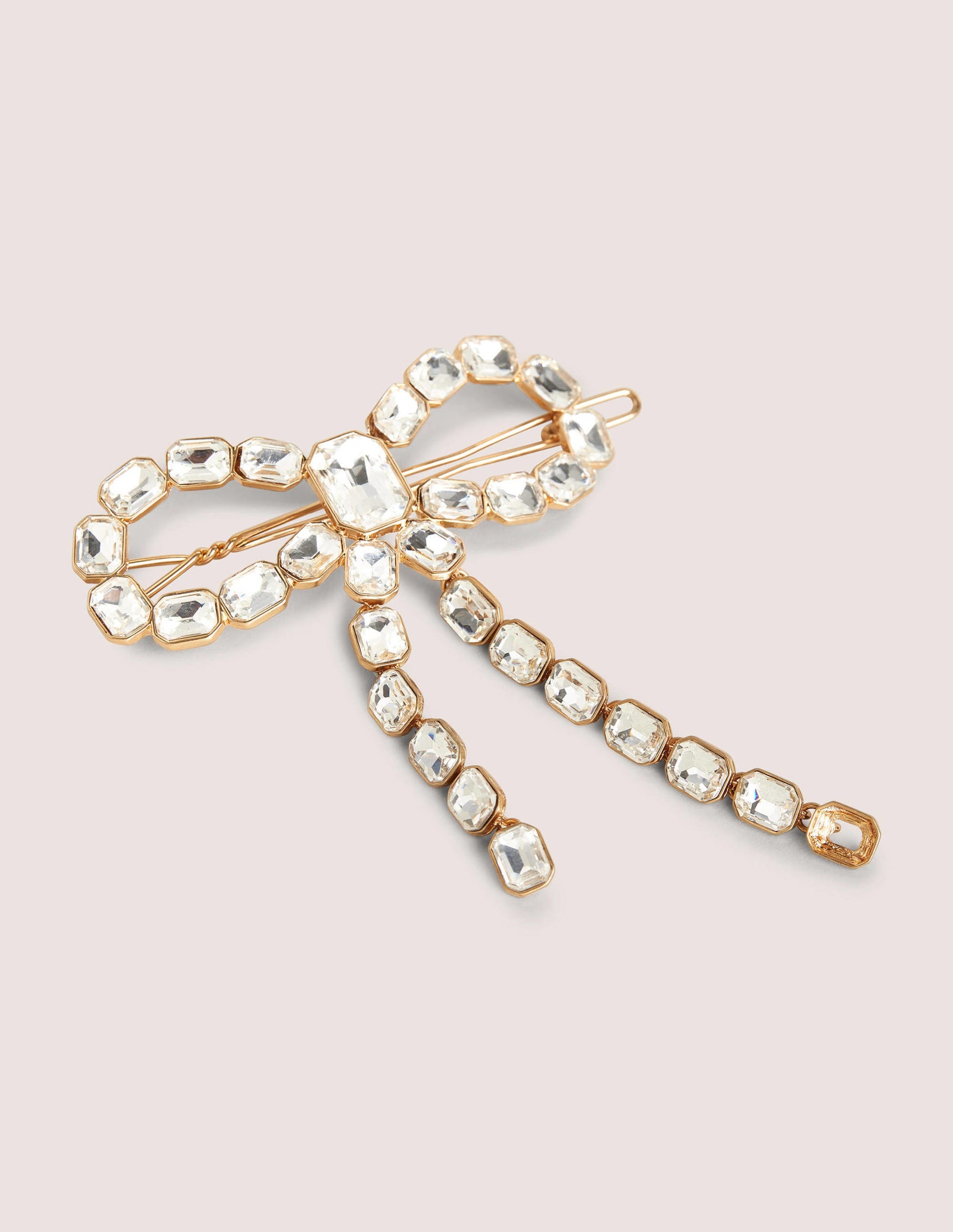 Barrette à nœud-Transparent-2