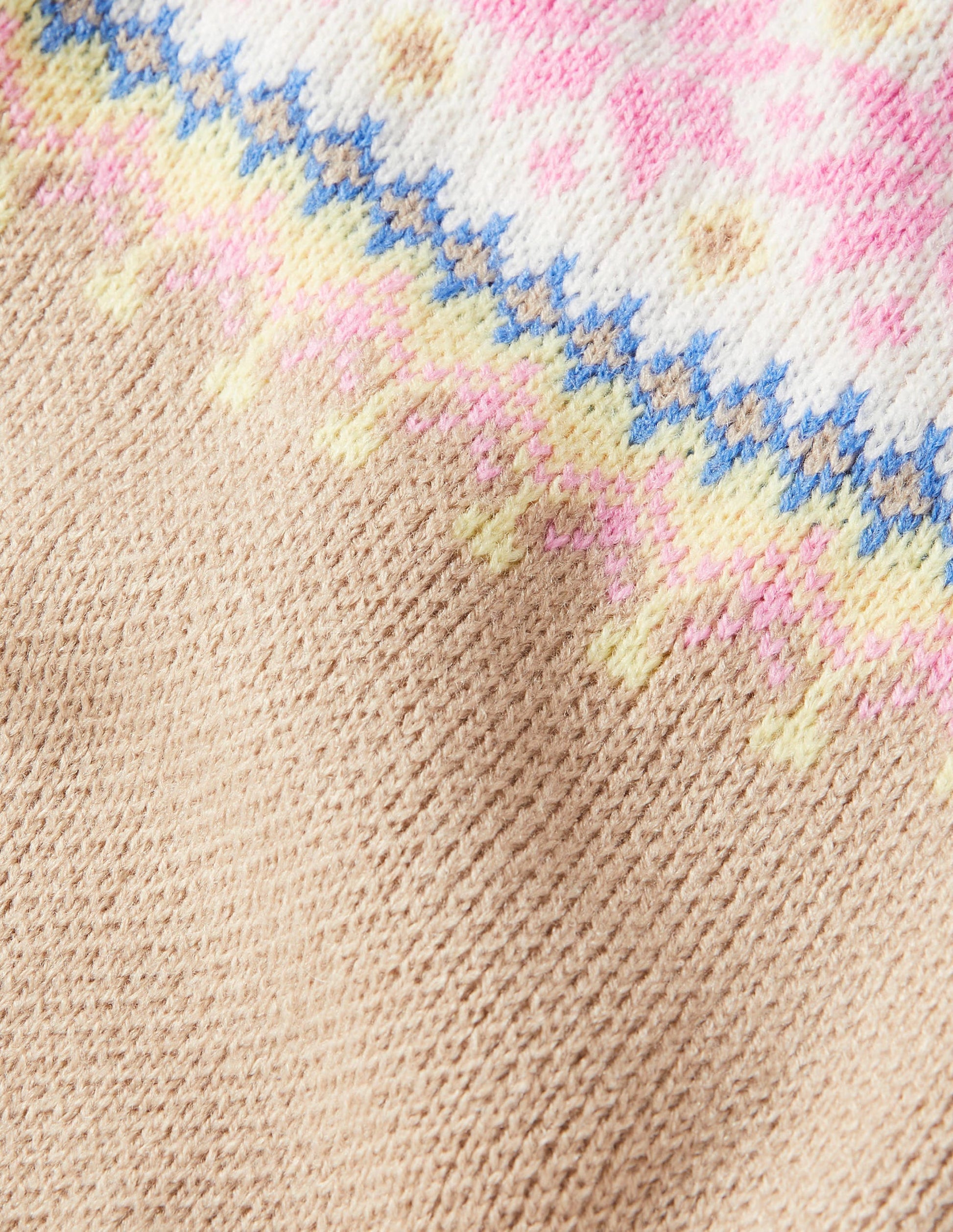 Fair-Isle-Hundepullover-Nerzbraun Melange-2