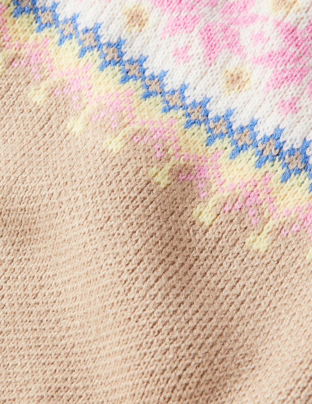 Fair-Isle-Hundepullover-Nerzbraun Melange - Image 2