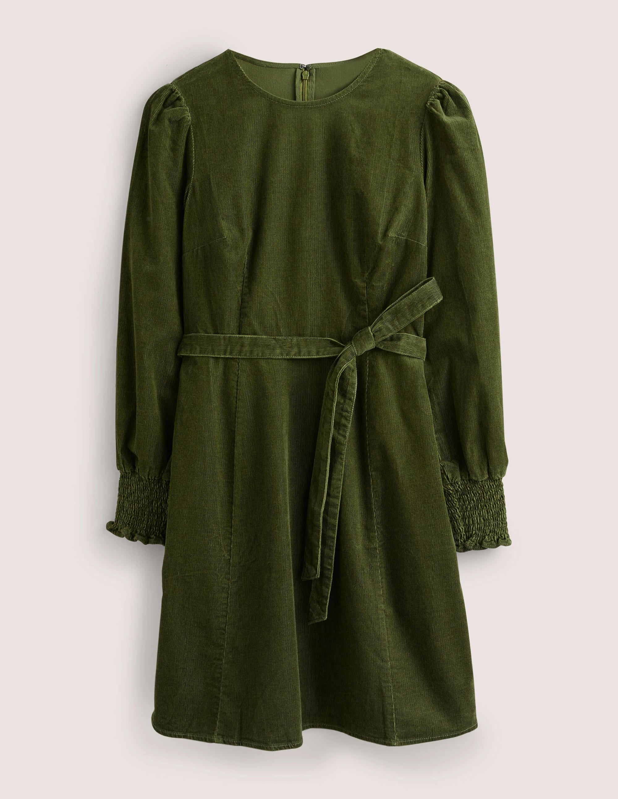 Robe en velours côtelé à poignets smockés-Chou frisé - Image 5