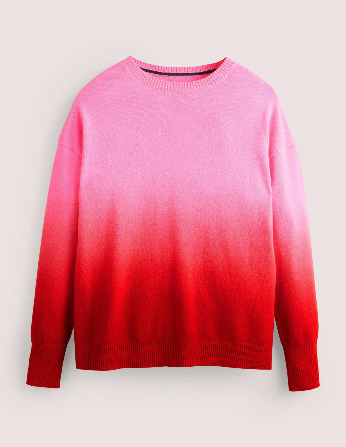 Margot Kaschmirpullover-Rosa/Rot, Farbverlauf-6