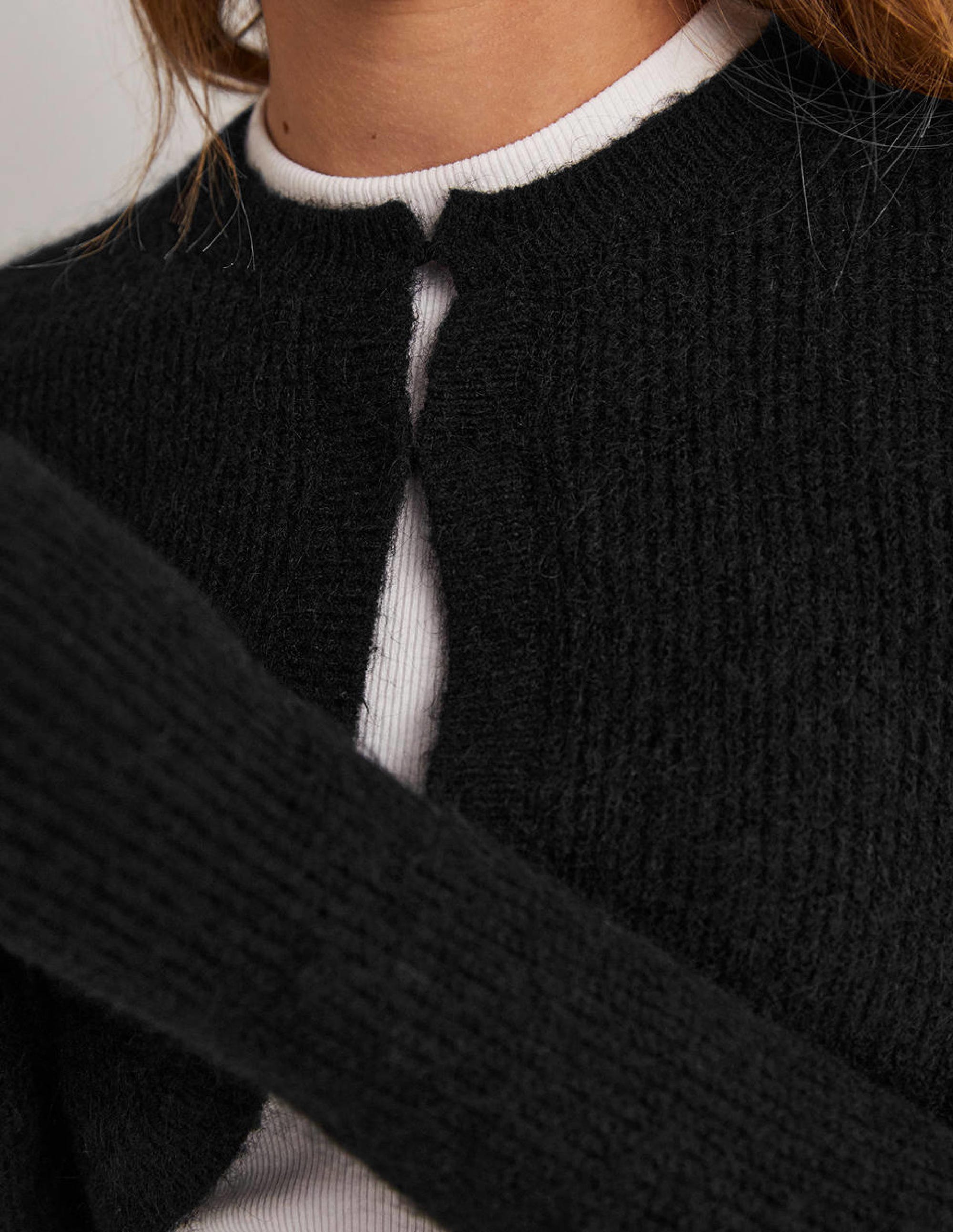 Rippstrick-Bolero-Schwarz - Image 2