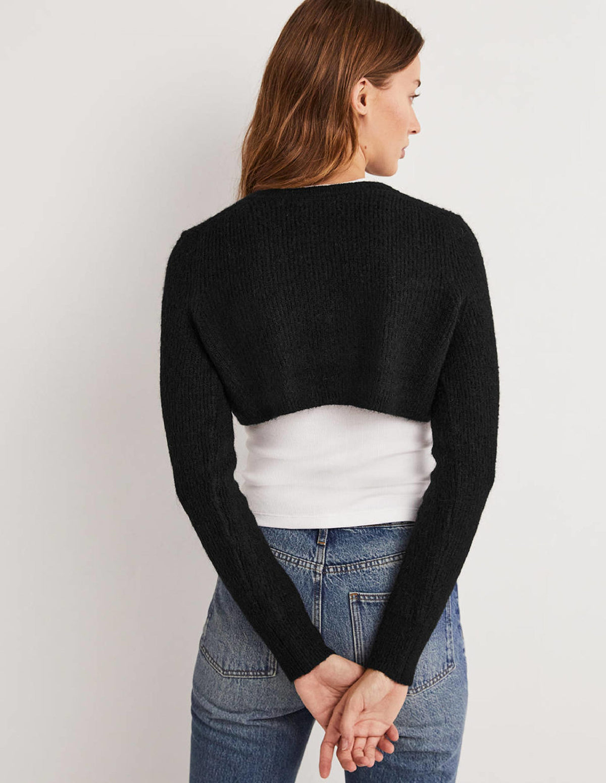 Rippstrick-Bolero-Schwarz - Image 3
