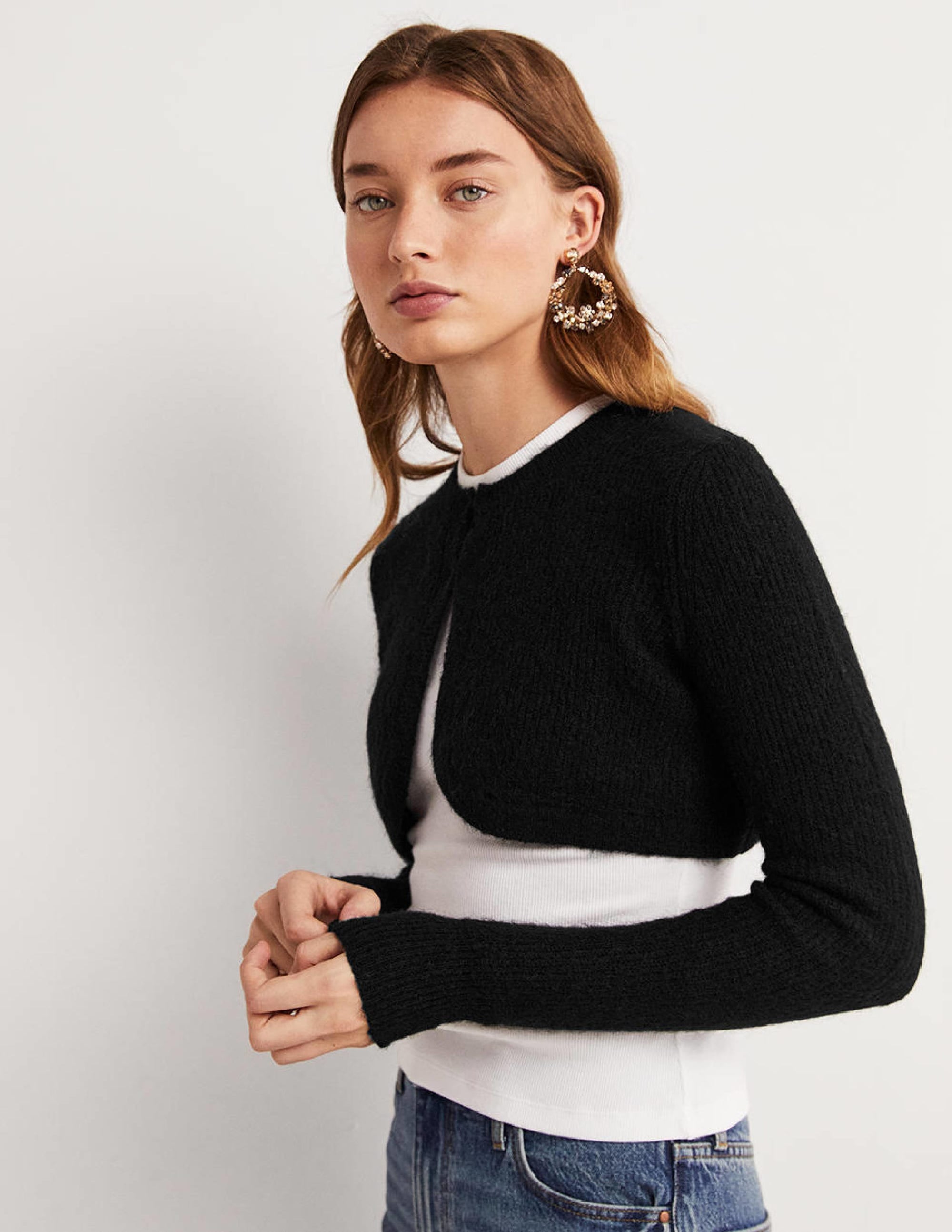 Rippstrick-Bolero-Schwarz - Image 5