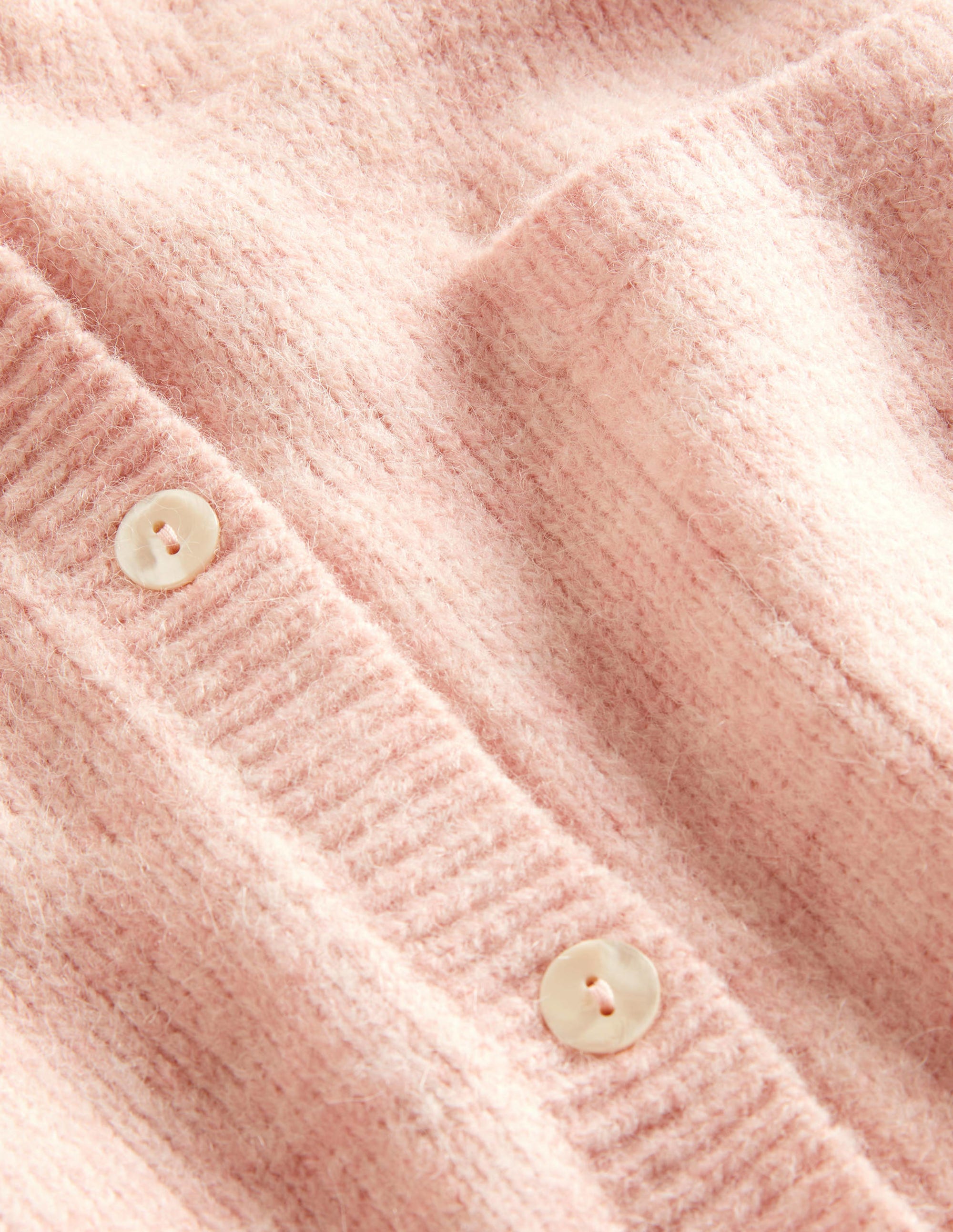 Flauschiger langer Cardigan-Eisrosa - Image 7