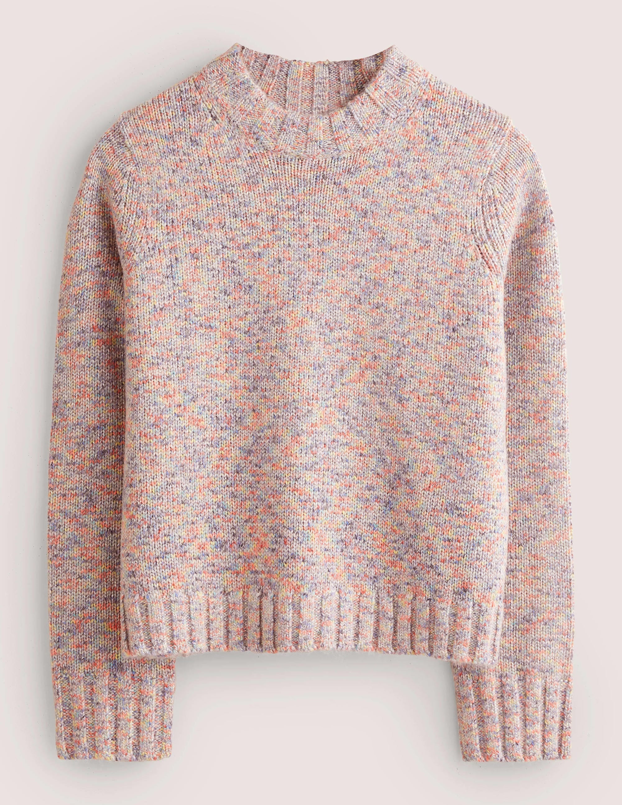 Pull douillet moucheté-Gris chiné - Image 5