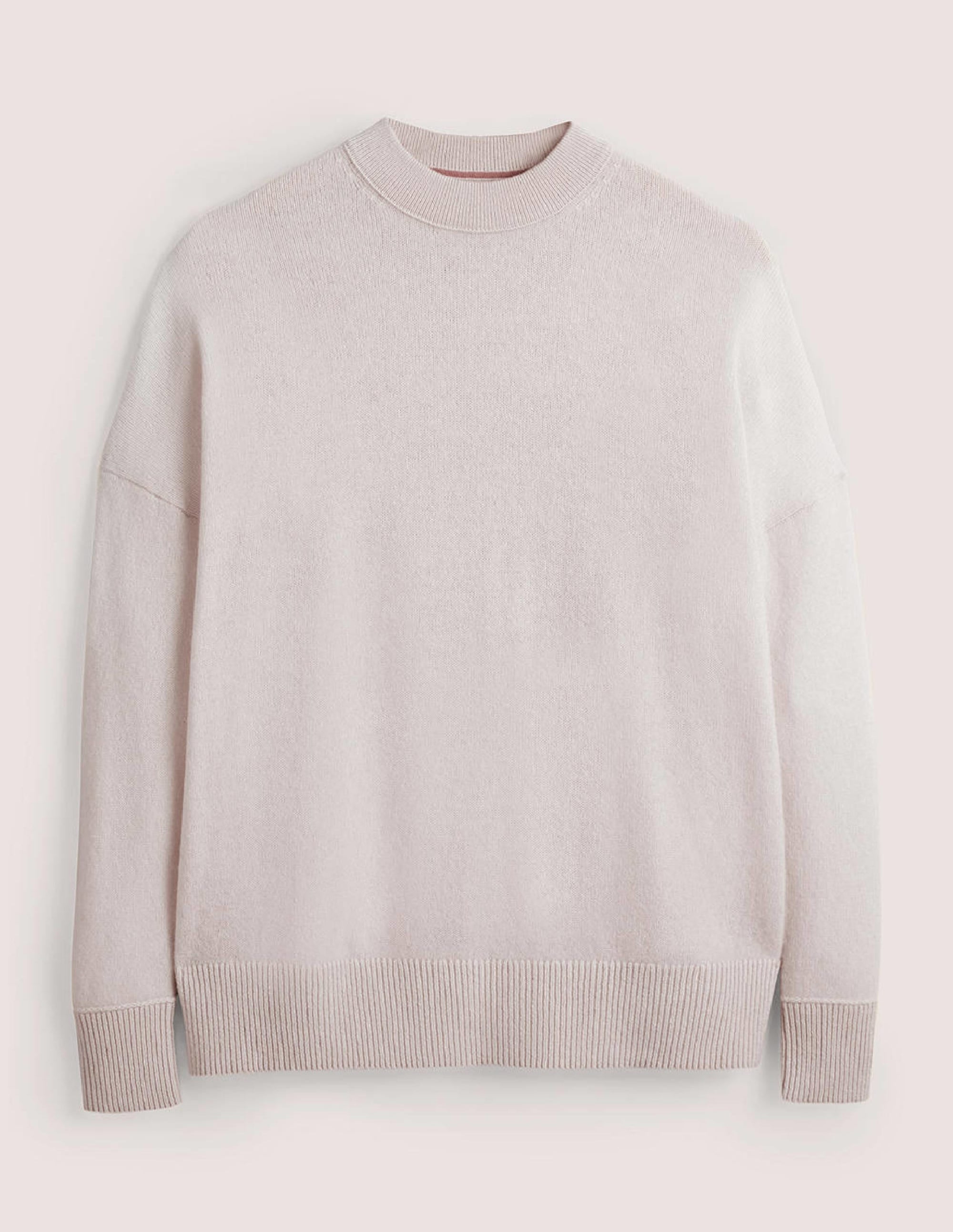 Pull boyfriend à col rond en cachemire-Corde - Image 6