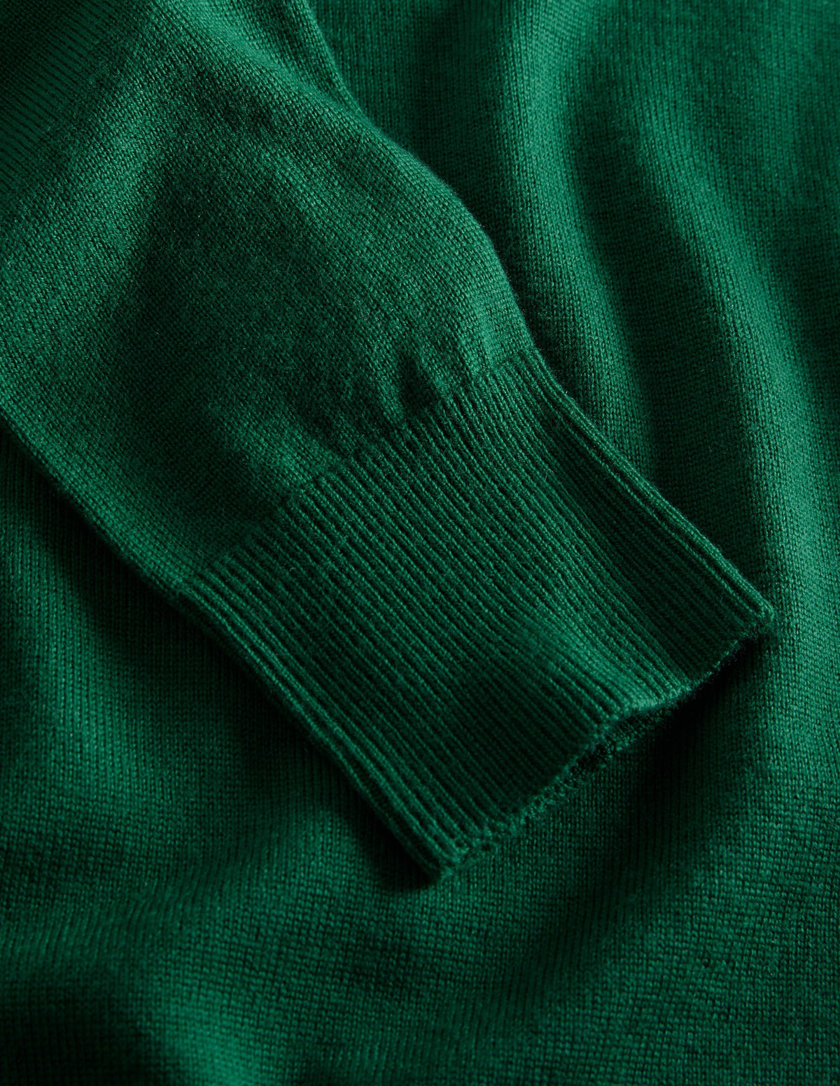 Eng geschnittener Rollkragenpullover aus Merinowolle-Trekking-Grün-8