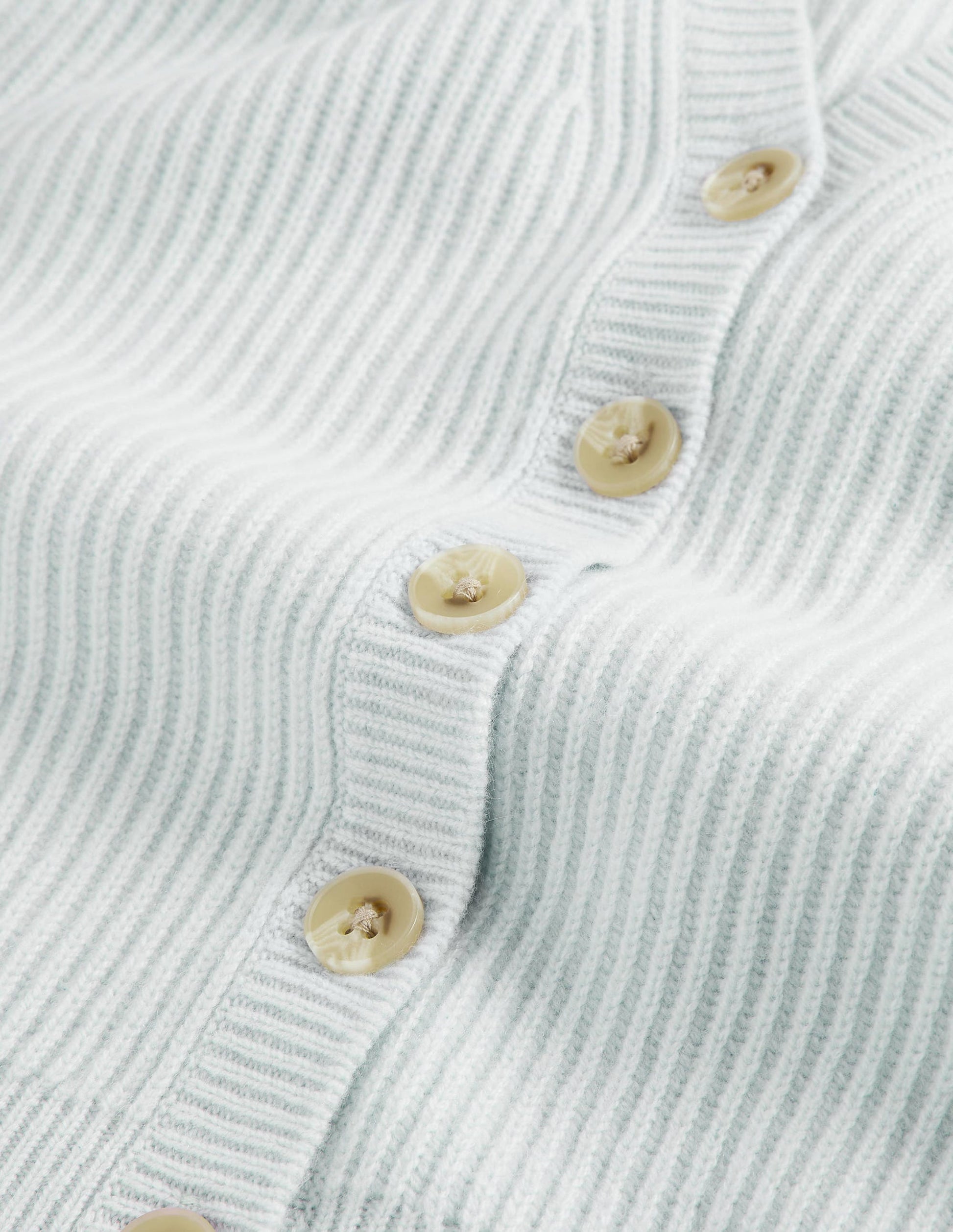 Kaschmircardigan mit V-Ausschnitt-Helles Himmelblau-6