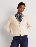 Gilet col V en cachemire-Corde