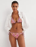 Symi String Bikini Bottoms-Milkshake, Paradise Charm