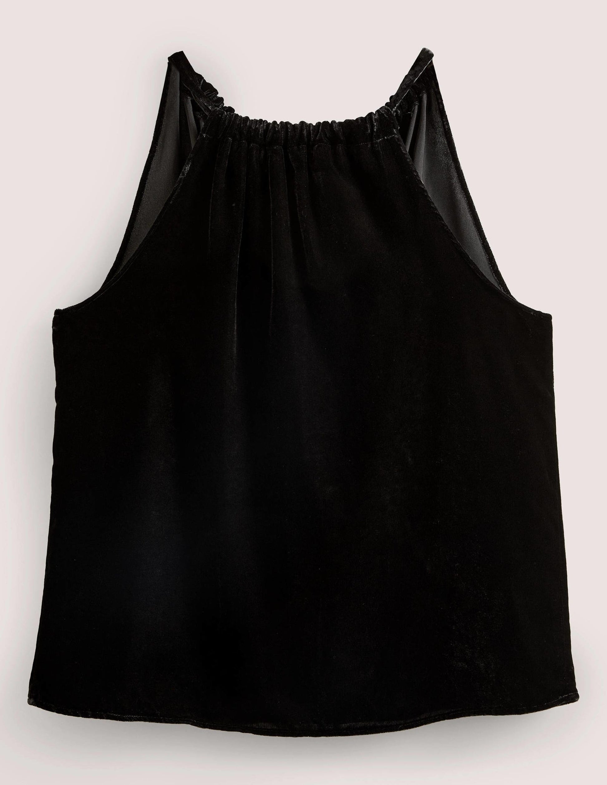 Neckholder-Oberteil aus Samt-Schwarz-6