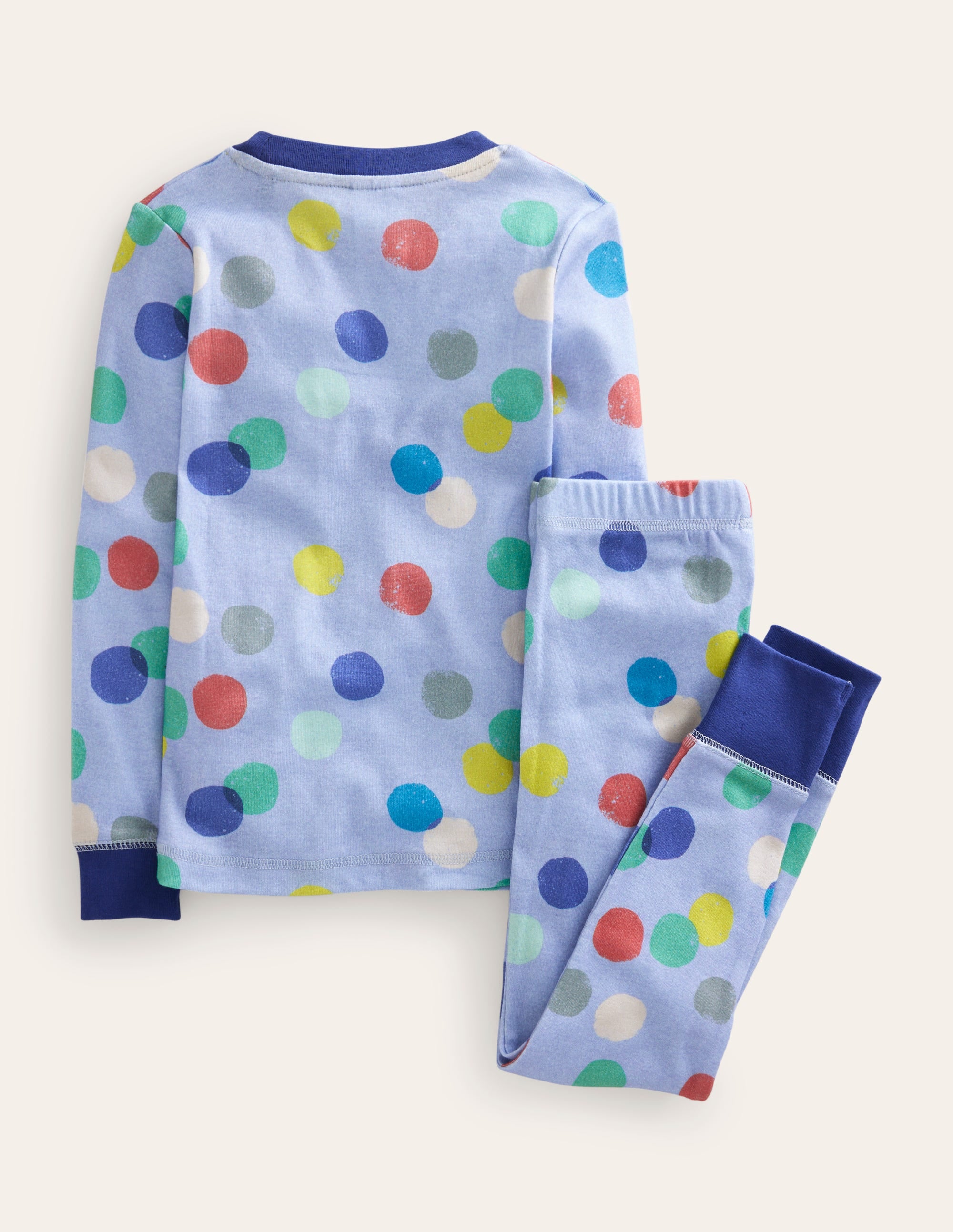 Pyjama long douillet-Pois multi - Image 2