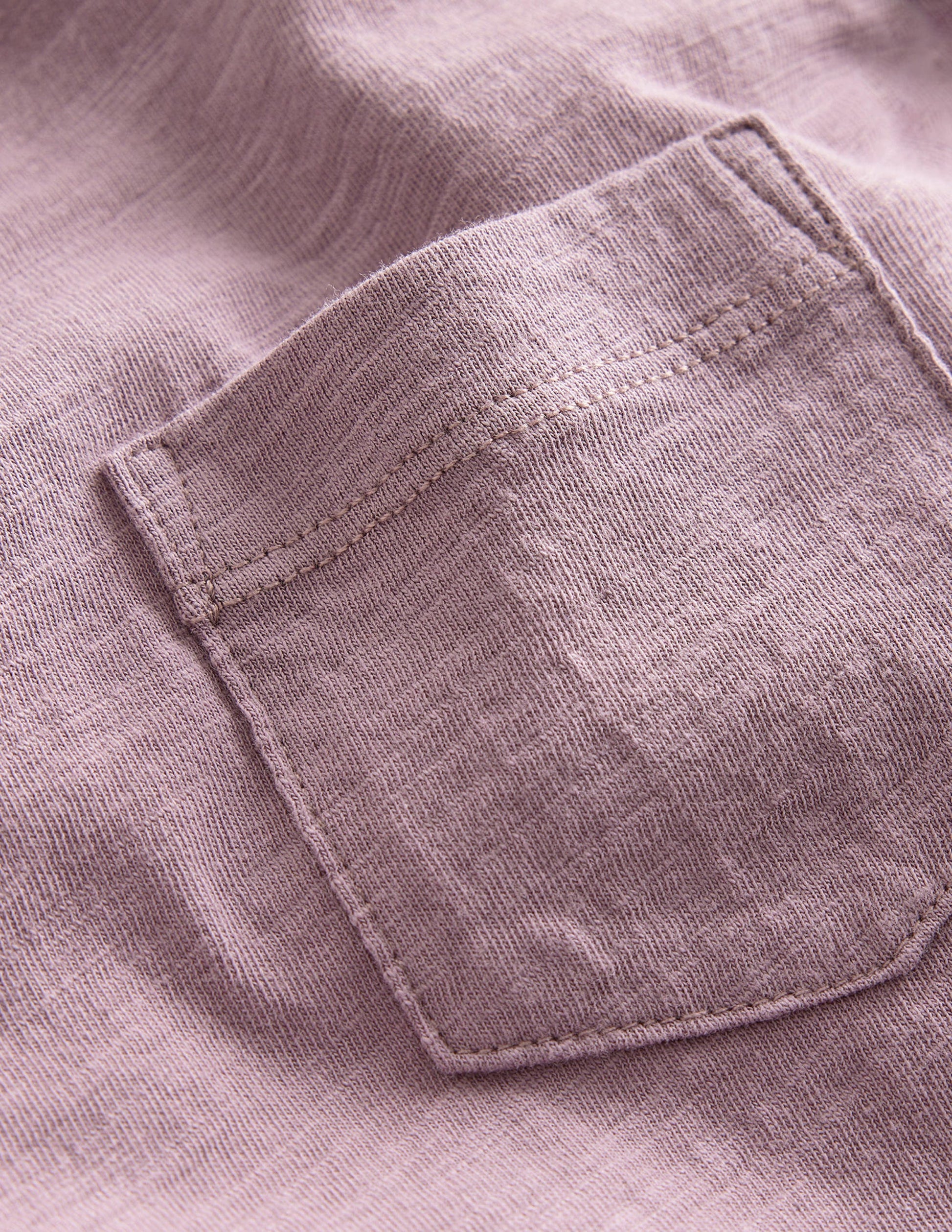 T-shirt délavé à manches longues-Lilas-3