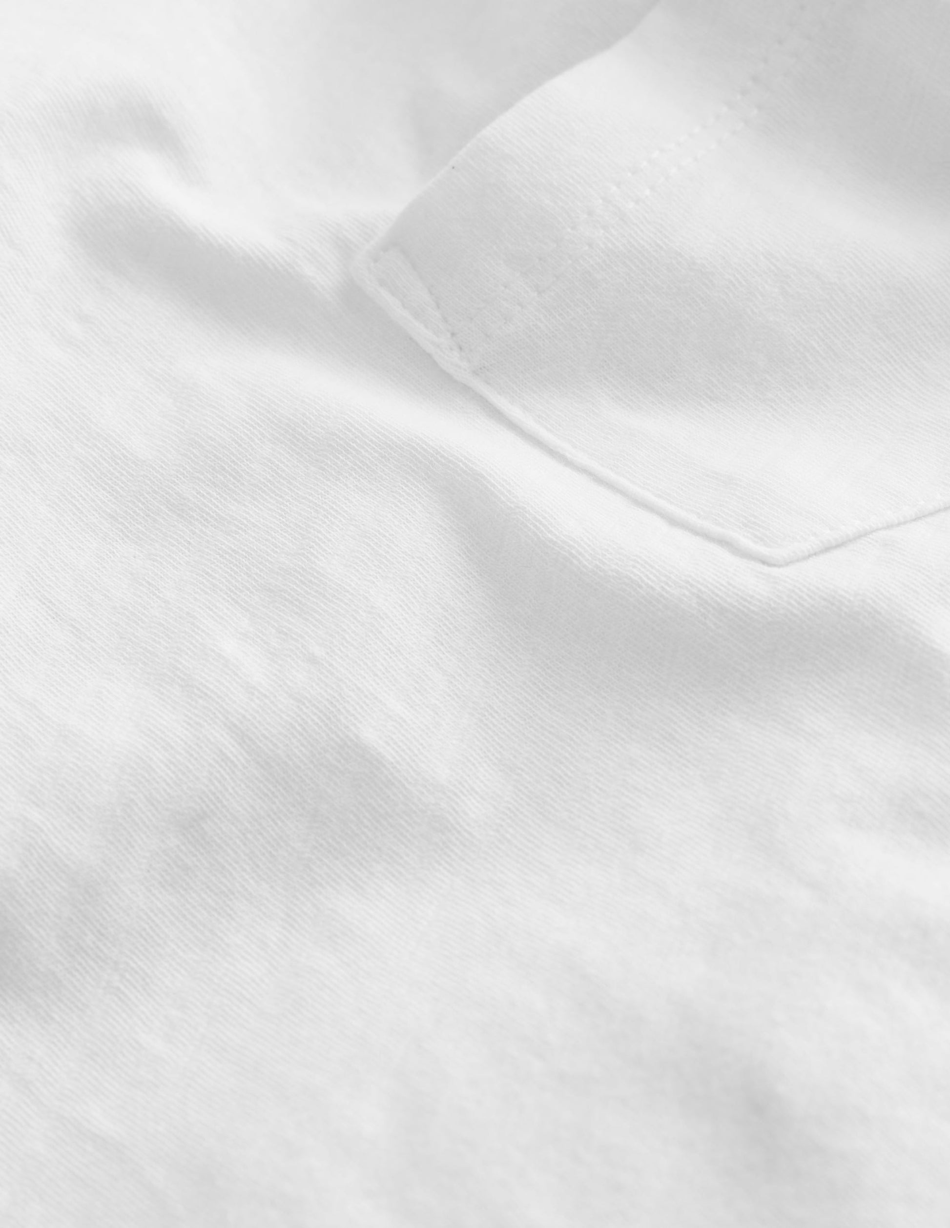 T-shirt délavé à manches longues-Blanc-3