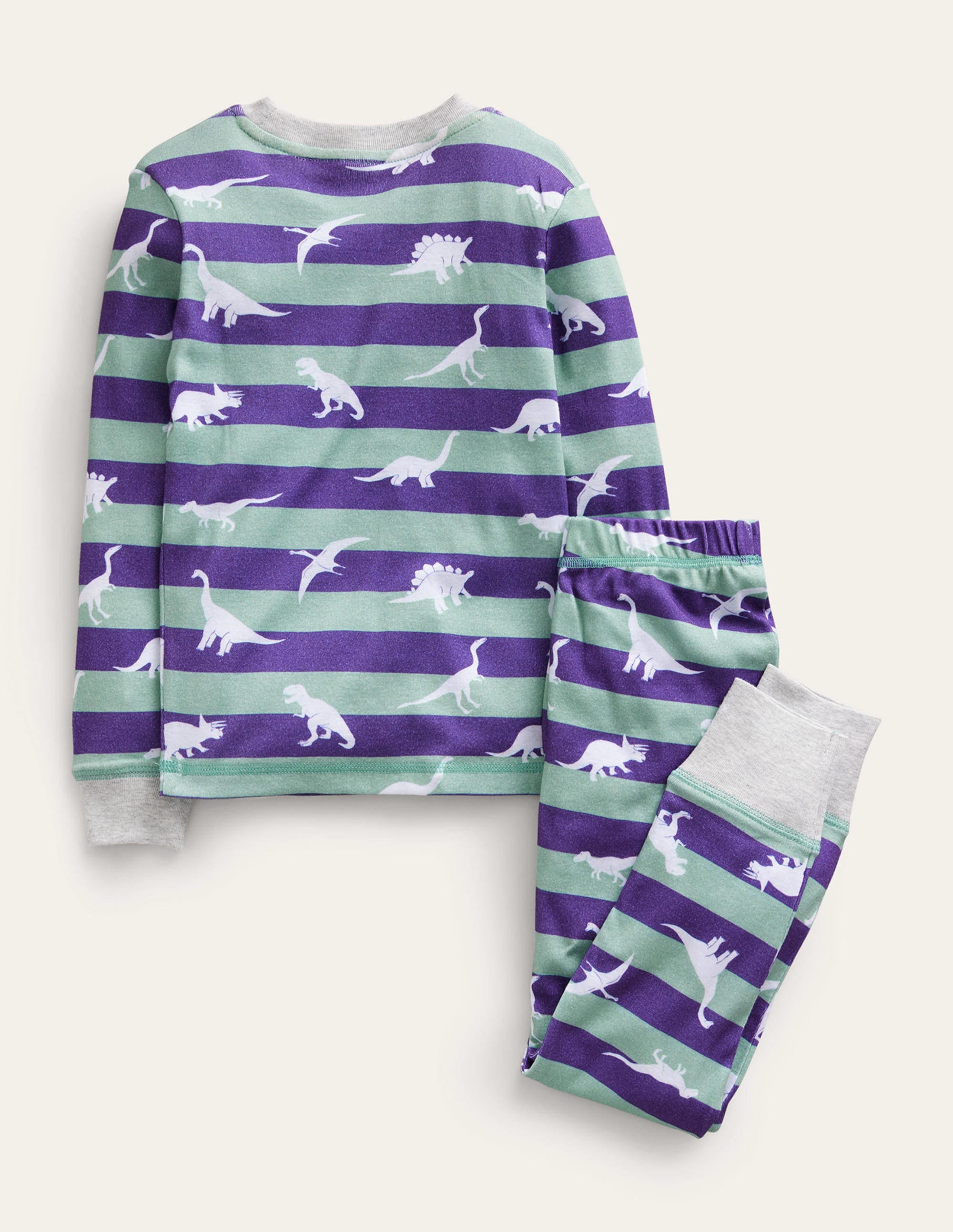 Pyjama phosphorescent-Dinosaures vert fumée - Image 2