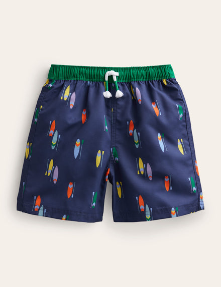 Badeshorts-Schuluniform-Marineblau Paddelbrett