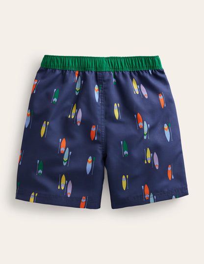 Badeshorts-Schuluniform-Marineblau Paddelbrett-2