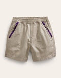Utility Ripstop Shorts-Stone
