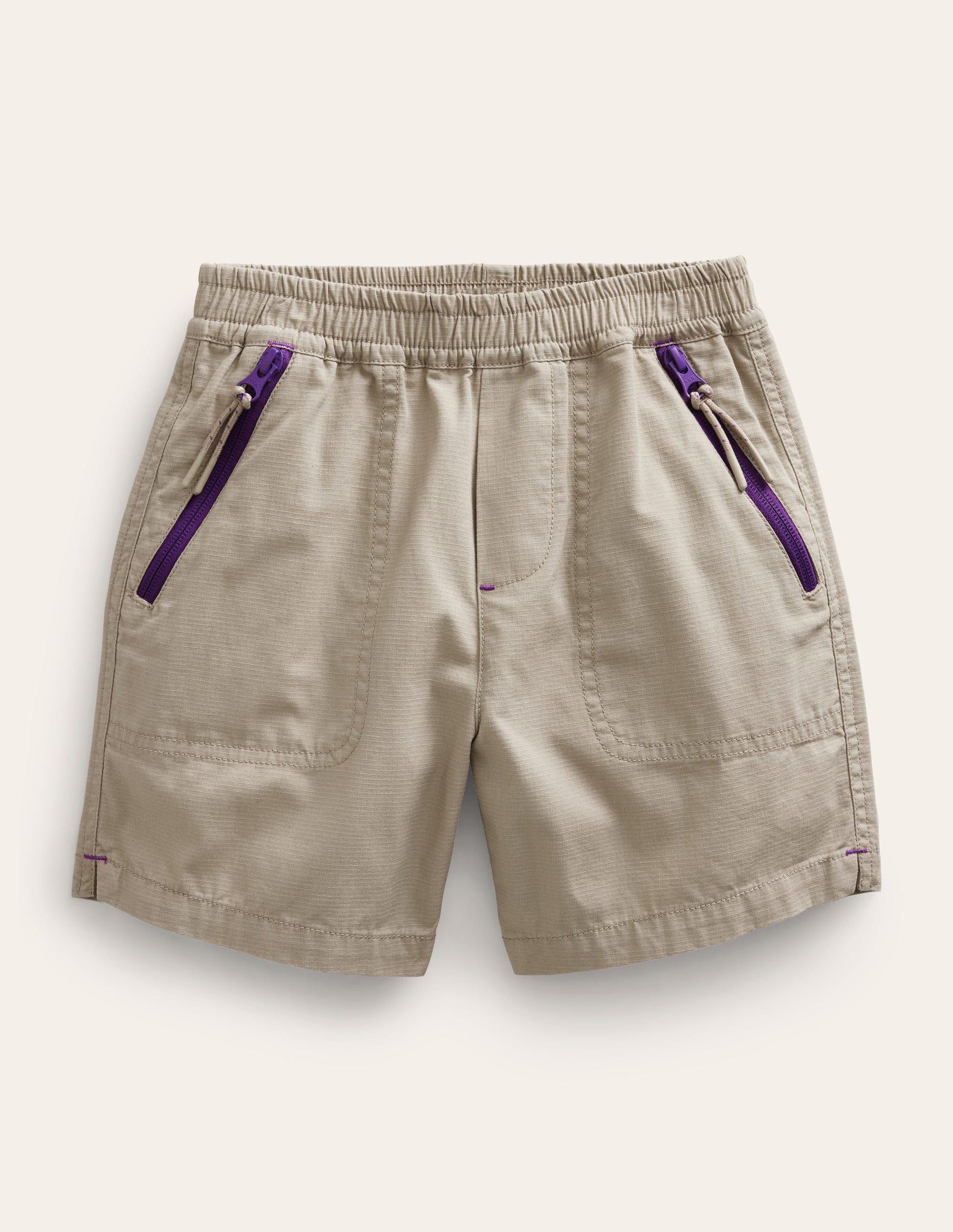 Utility Ripstop Shorts-Stone-1