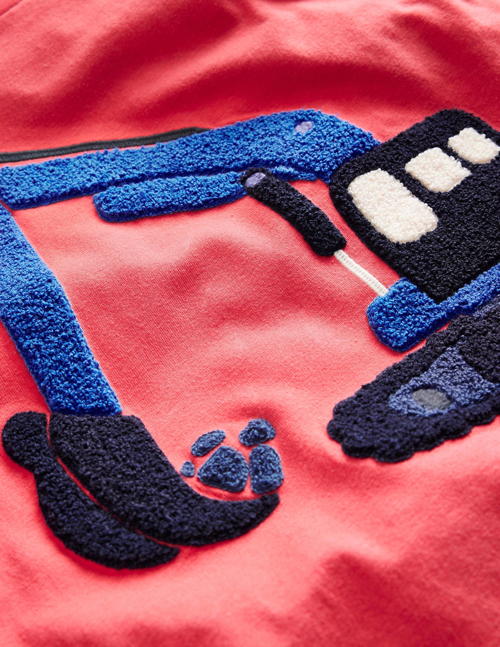 Bouclé-T-Shirt mit überschnittenen Ärmeln-Marmelade Bagger - Image 3